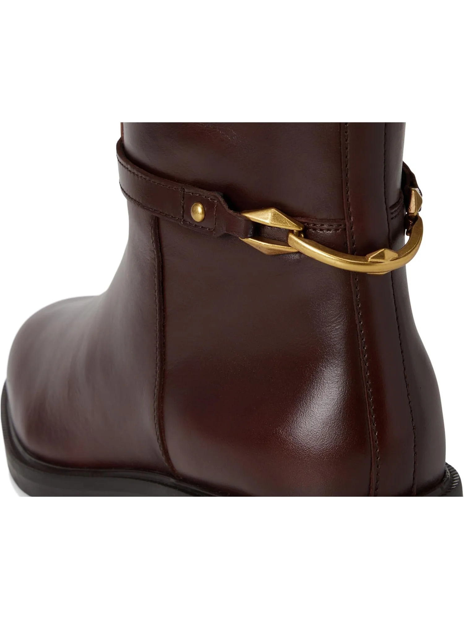 Ботинки Vince Camuto Women's Adria Ankle Link Wide Calf Knee High Riding Boot — изображение 6 из 7, коричневый