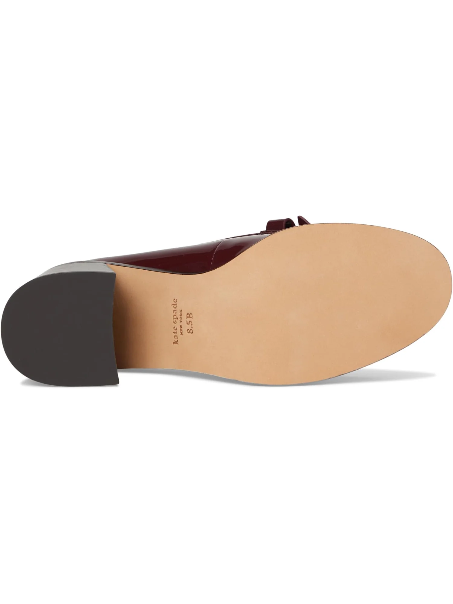 Туфли Kate Spade New York Women's Deco Bow Patent Leather Heeled Loafers — изображение 3 из 7, фиолетовый
