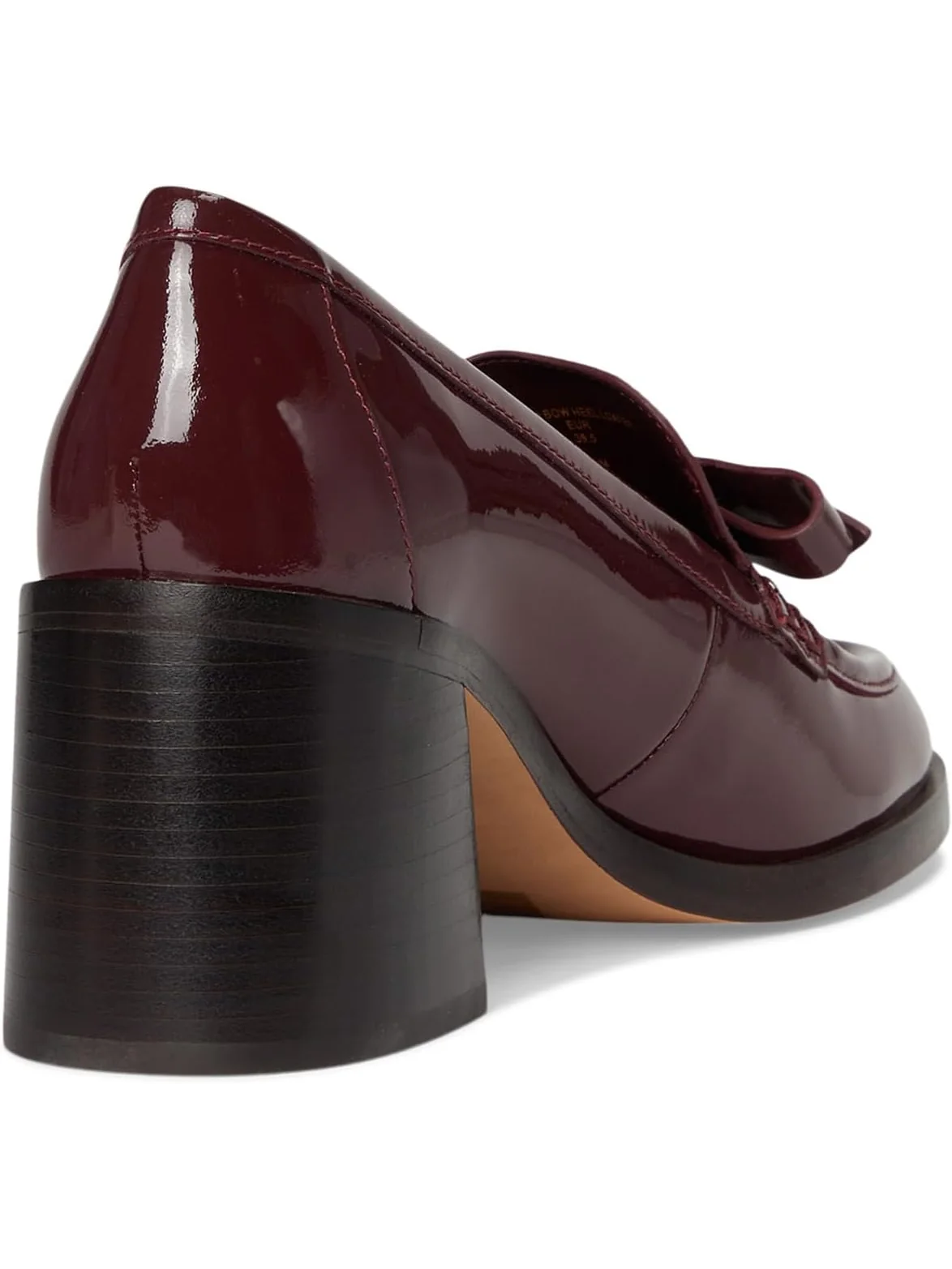 Туфли Kate Spade New York Women's Deco Bow Patent Leather Heeled Loafers — изображение 5 из 7, фиолетовый