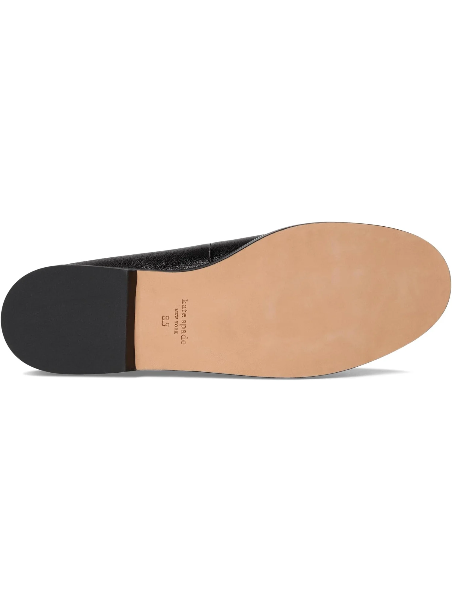 Лоферы Kate Spade New York Women's Deco Bow Pebbled Leather Loafers — изображение 3 из 7, черный
