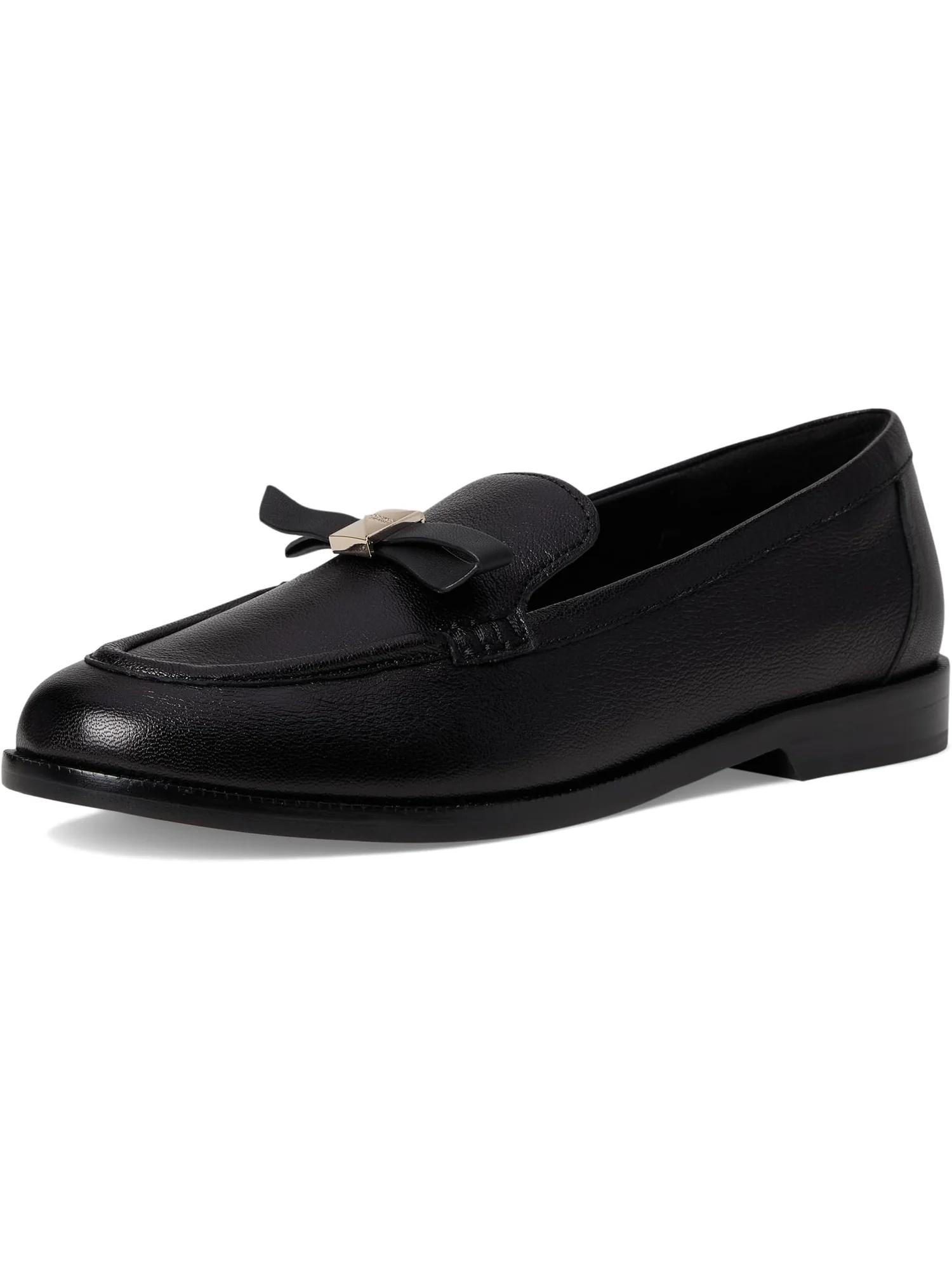 Лоферы Kate Spade New York Women's Deco Bow Pebbled Leather Loafers — изображение 7 из 7, черный