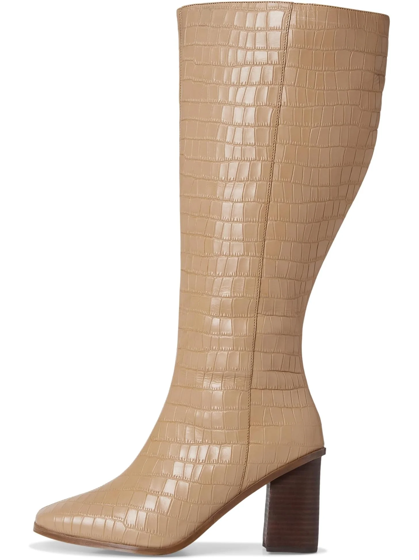 Ботинки Journee Collection Women's Tamori - Extra Wide Calf — изображение 4 из 7, бежевый