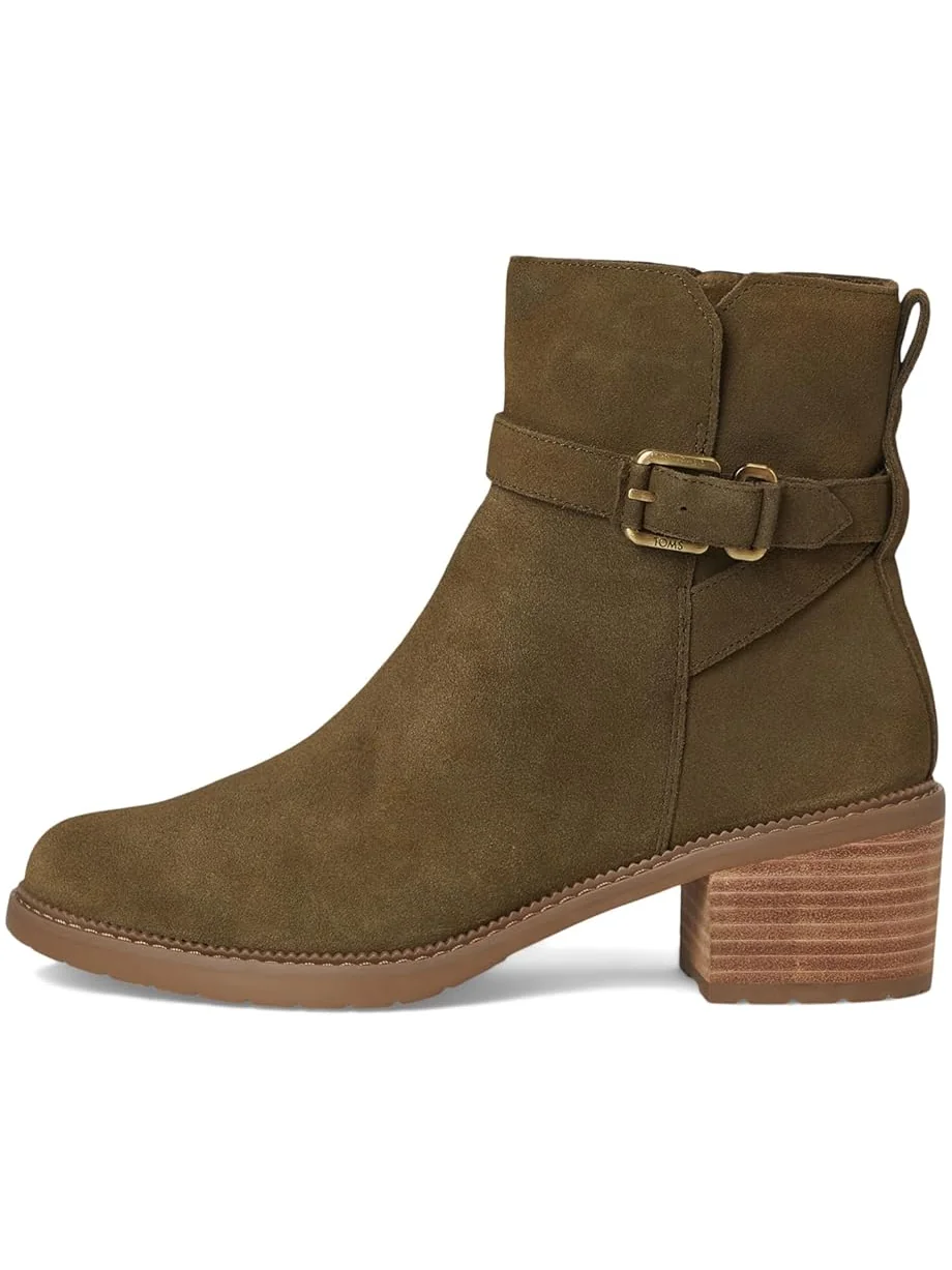 Женские босоножки на каблуке TOMS Hailey Buckle — изображение 4 из 7, оливковый