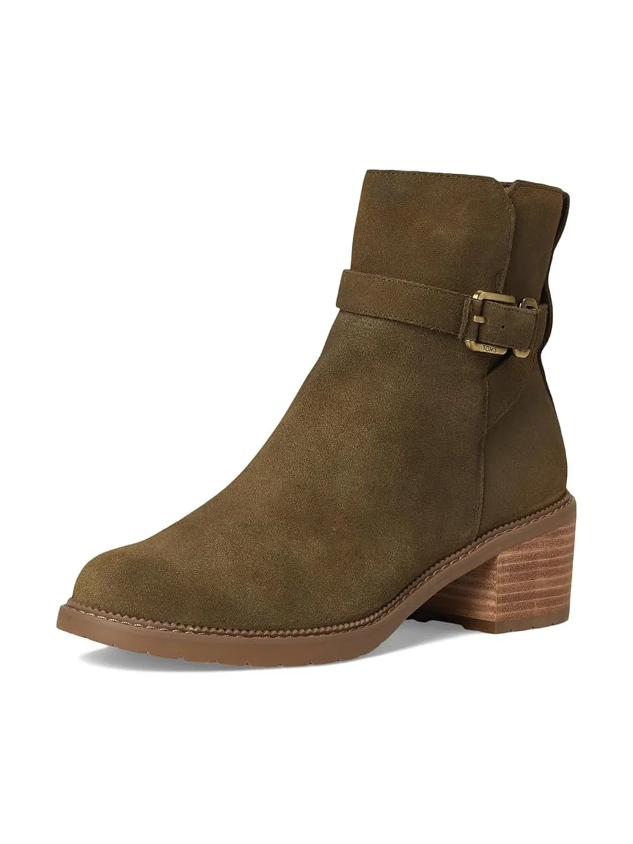 Женские босоножки на каблуке TOMS Hailey Buckle — изображение 7 из 7, оливковый