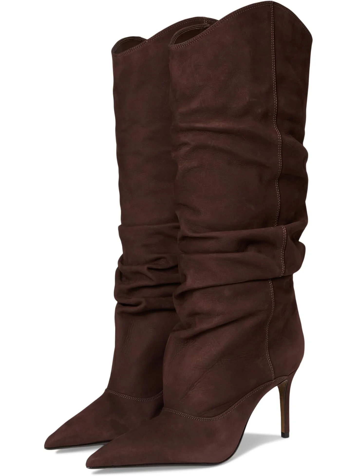 Ботинки Schutz Women's Maryana Up Slouch — изображение 1 из 7, коричневый