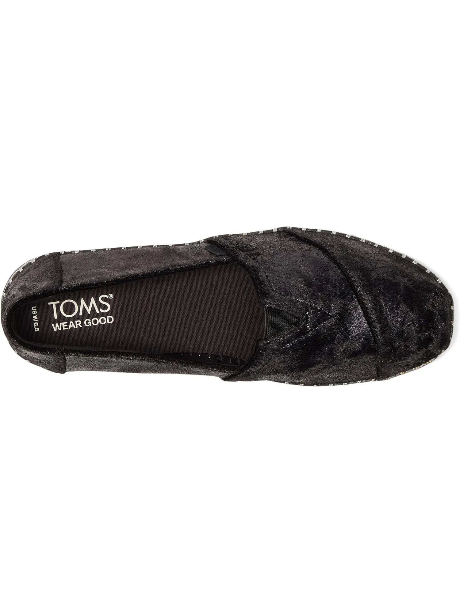 Лоферы TOMS Women's Alpargata Leather Wrap — изображение 2 из 7, черный
