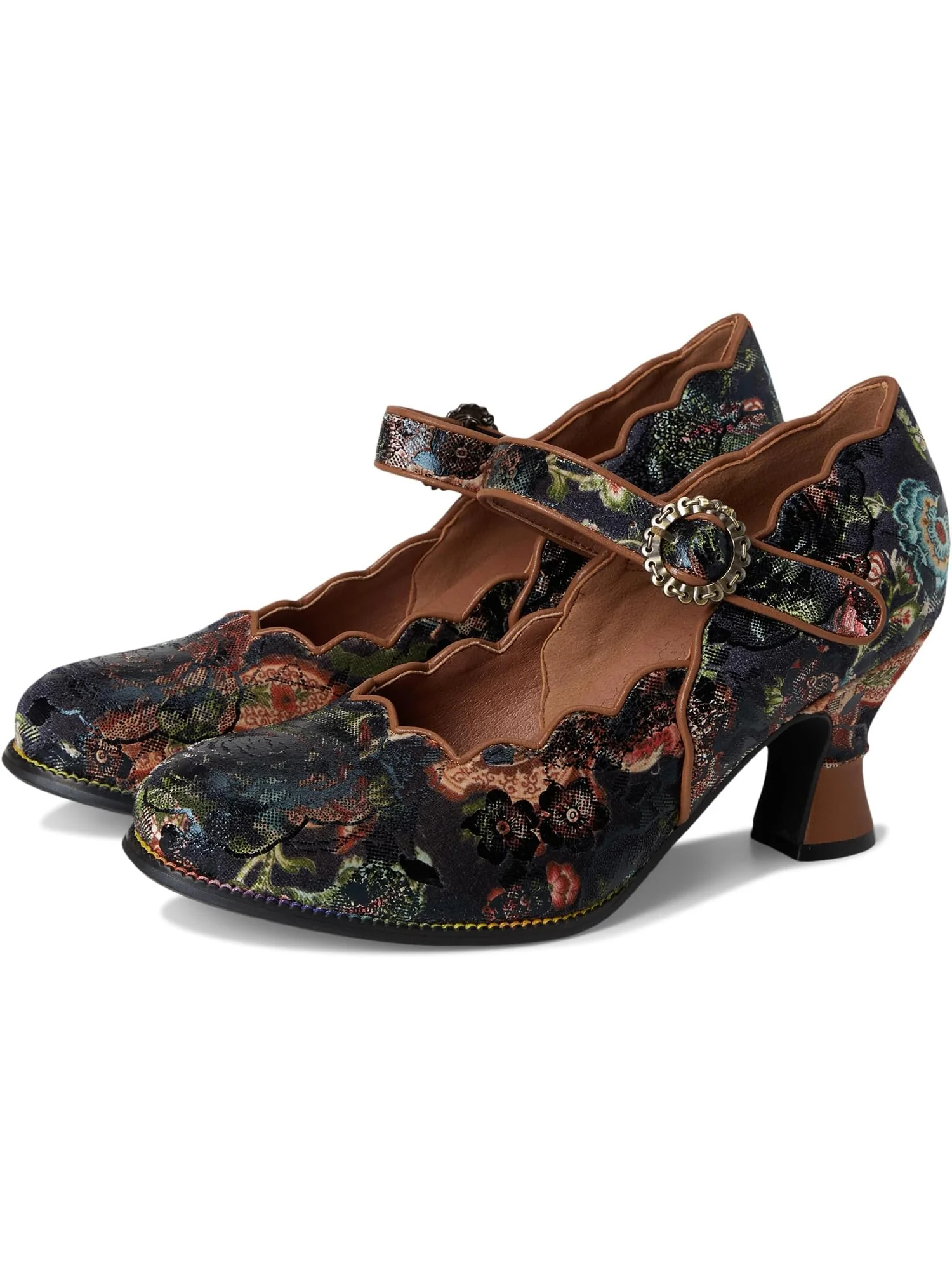 Туфли L'Artiste by Spring Step Women's Adodora-prit — изображение 1 из 7, бежевый мульти