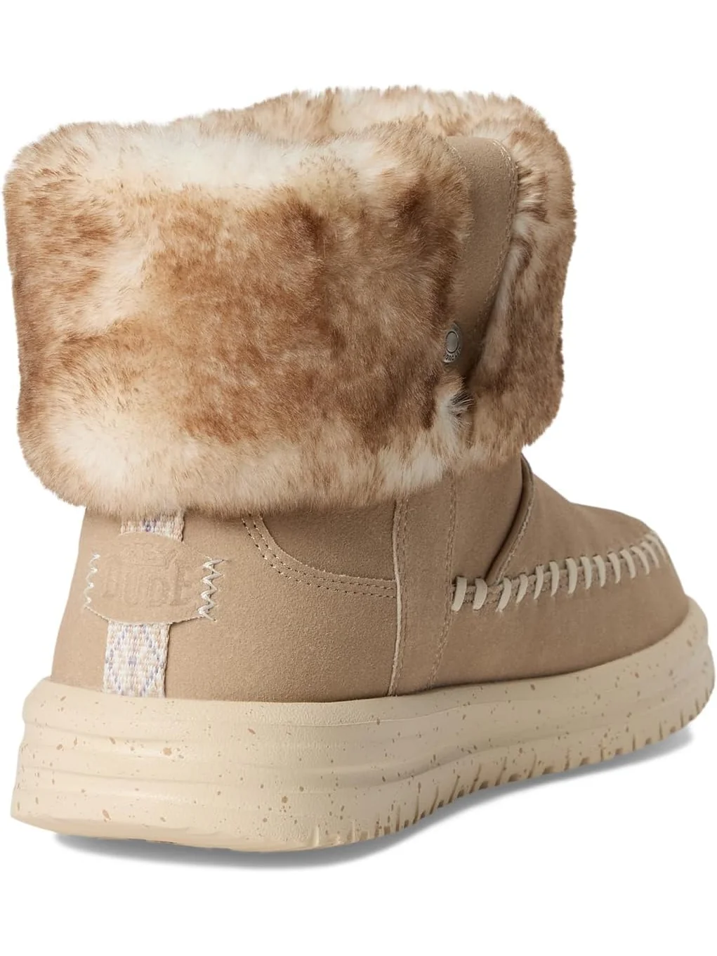 Ботинки Hey Dude Women's Camden Cuff Classic Cozy — изображение 5 из 7, пудровый розовый