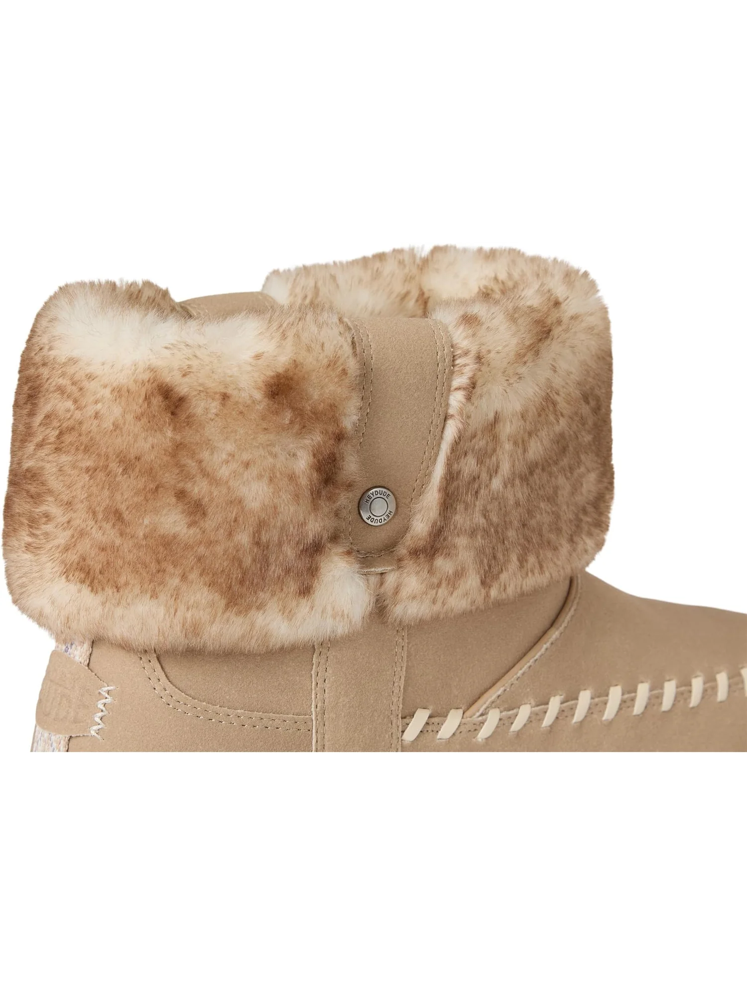Ботинки Hey Dude Women's Camden Cuff Classic Cozy — изображение 6 из 7, пудровый розовый