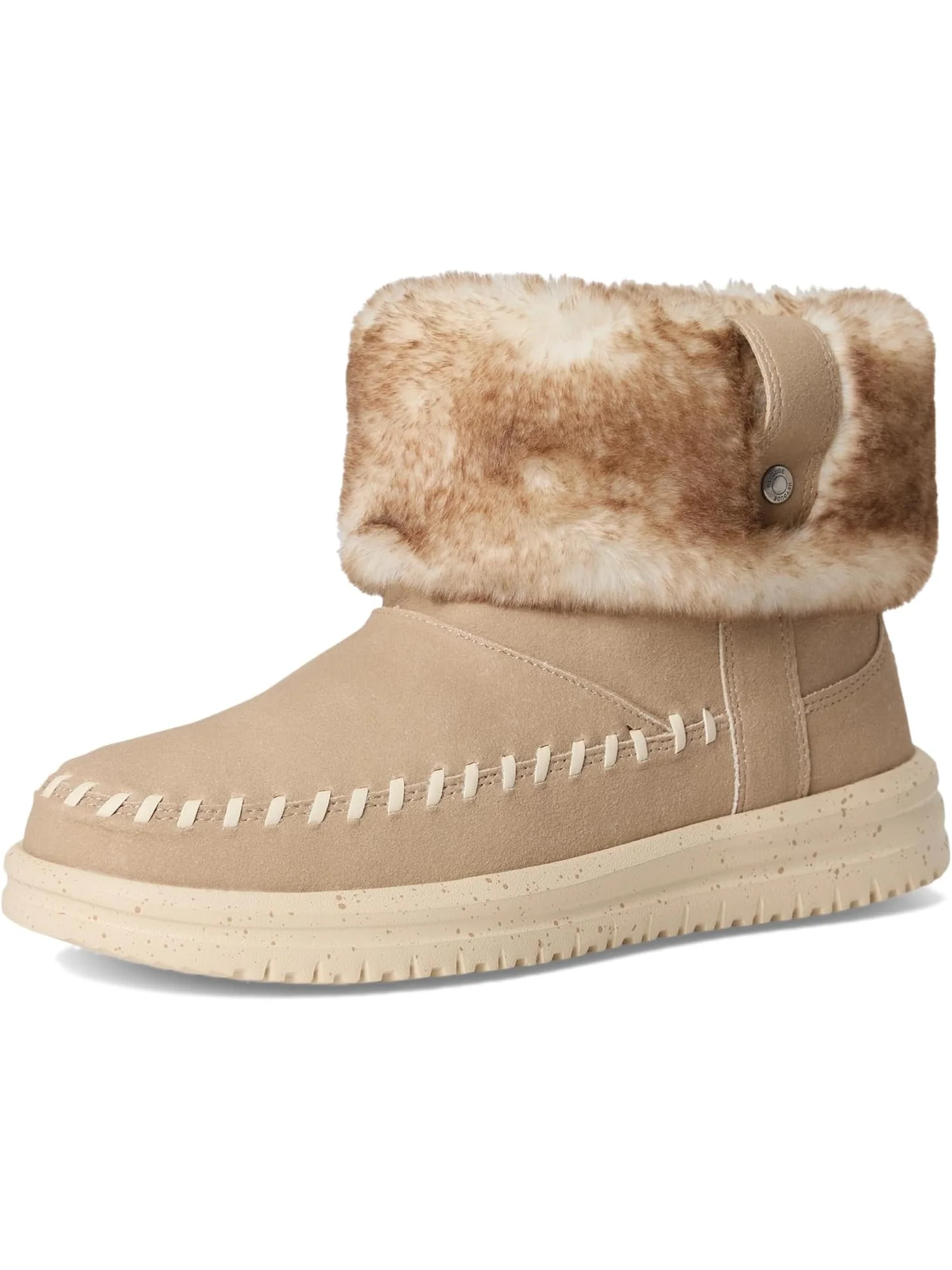 Ботинки Hey Dude Women's Camden Cuff Classic Cozy — изображение 7 из 7, пудровый розовый