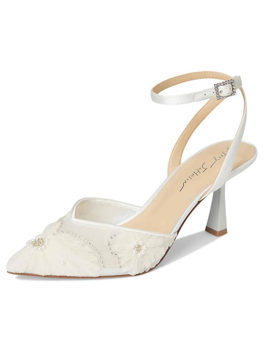 Женские туфли на каблуке Blue by Betsey Johnson Delia — изображение 7 из 7, белый