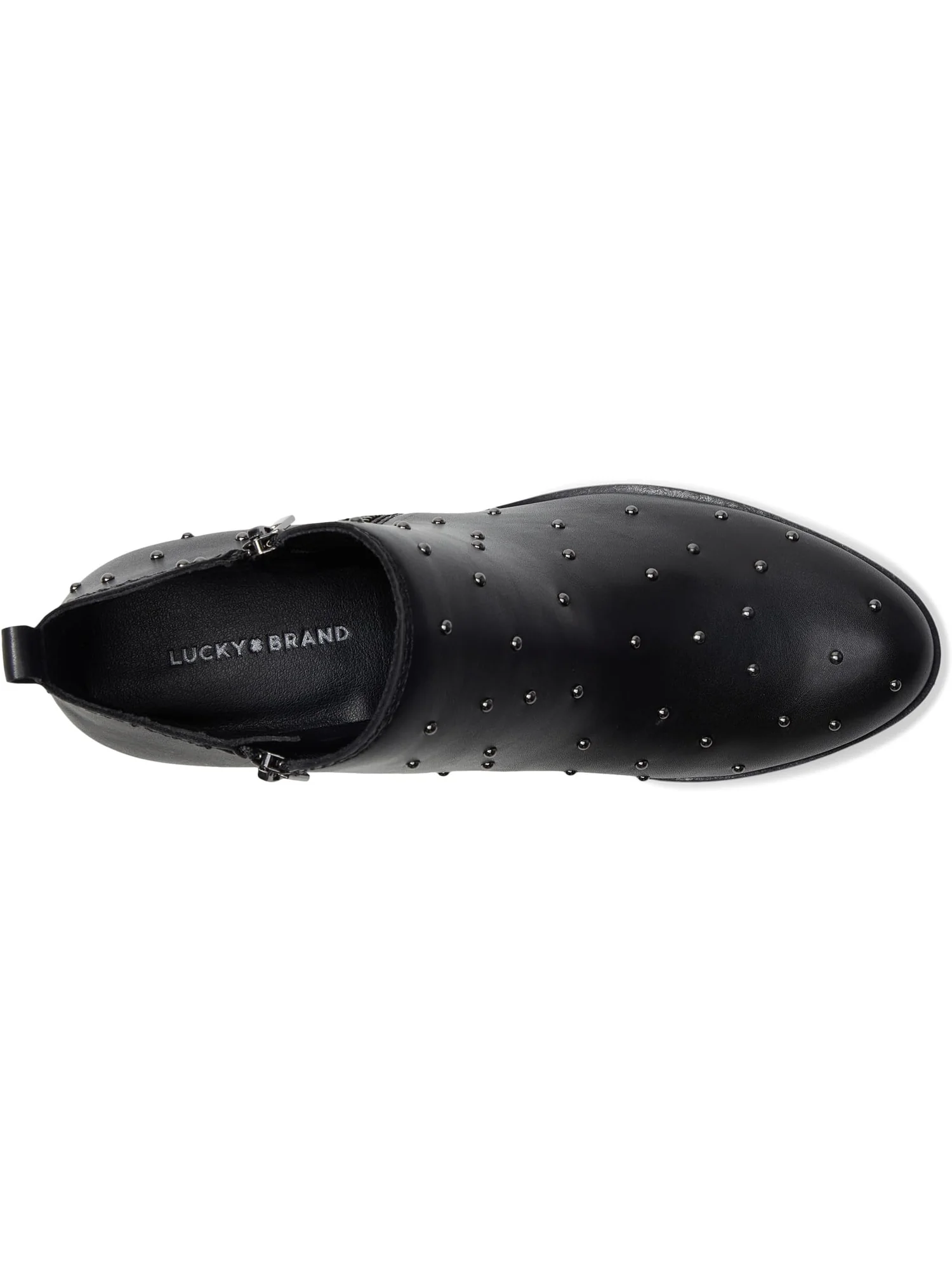 Ботинки Lucky Brand Women's Basel Studded Bootie — изображение 2 из 7, черный