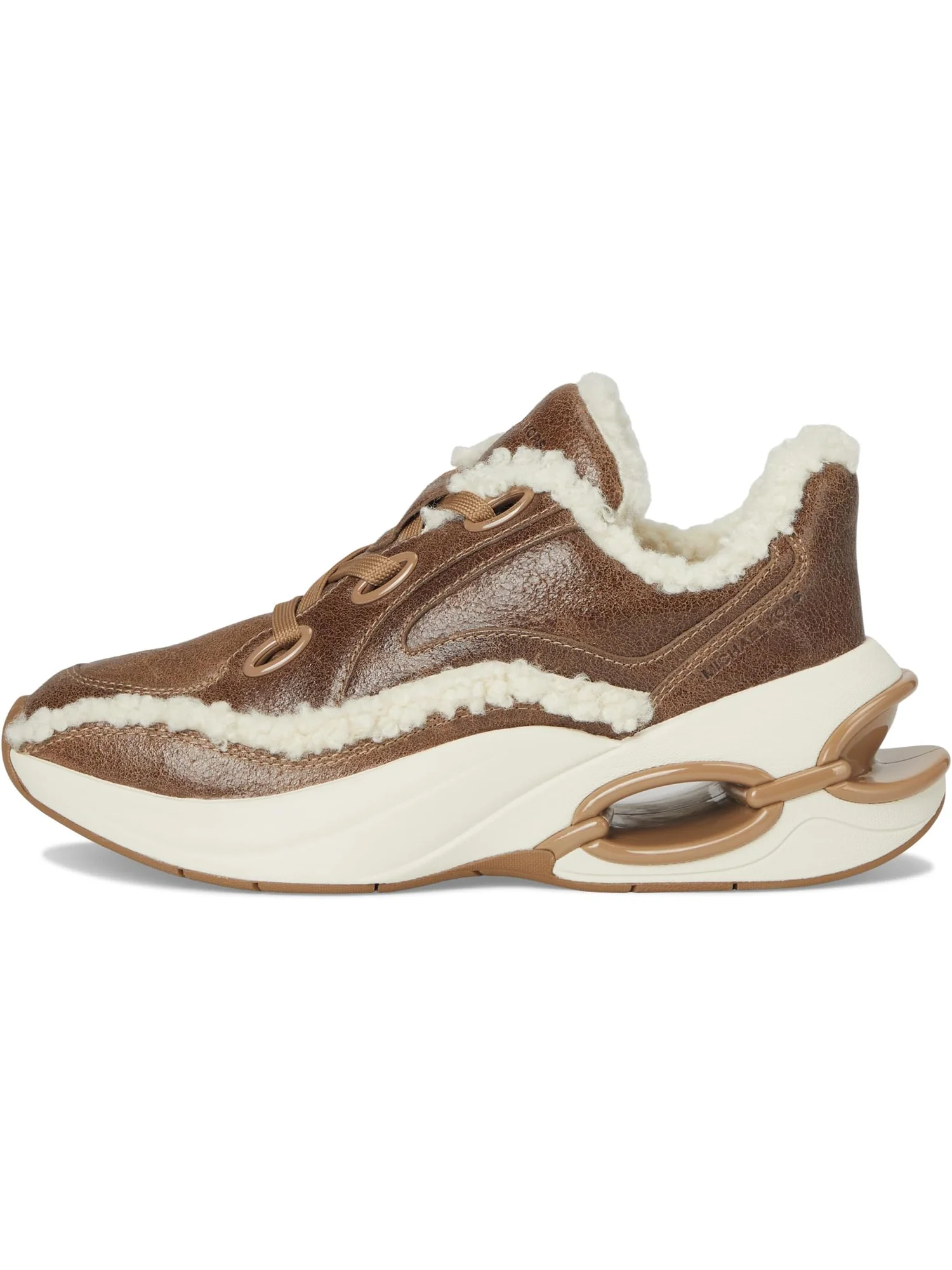 Кроссовки MICHAEL Michael Kors Women's Toni Trainer — изображение 4 из 7, бежевый