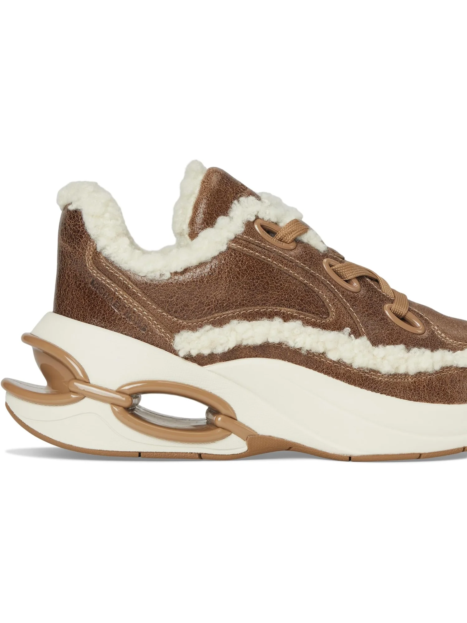 Кроссовки MICHAEL Michael Kors Women's Toni Trainer — изображение 6 из 7, бежевый