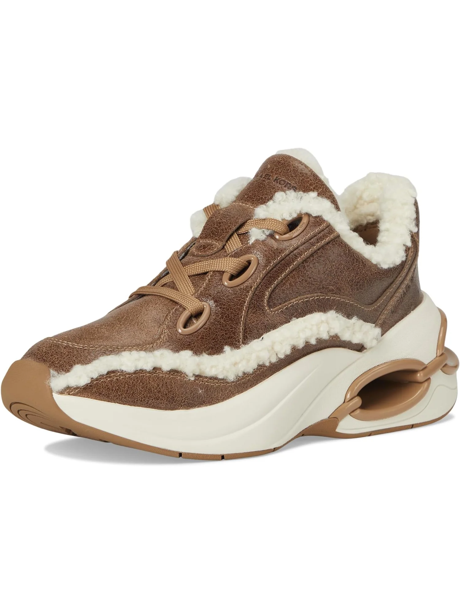 Кроссовки MICHAEL Michael Kors Women's Toni Trainer — изображение 7 из 7, бежевый