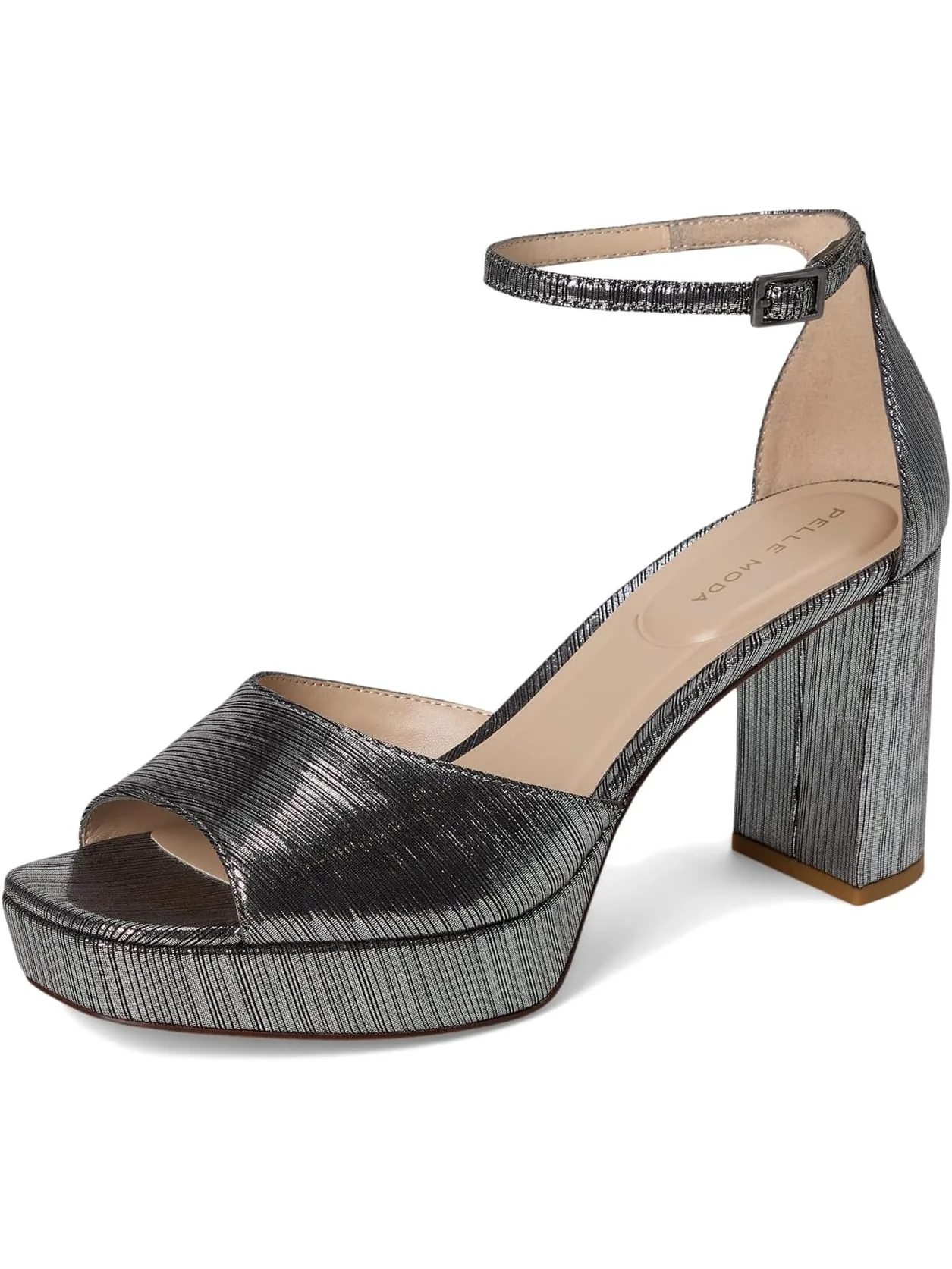 Туфли Pelle Moda Women's Pearly 2 Sandals — изображение 7 из 7, серебристый