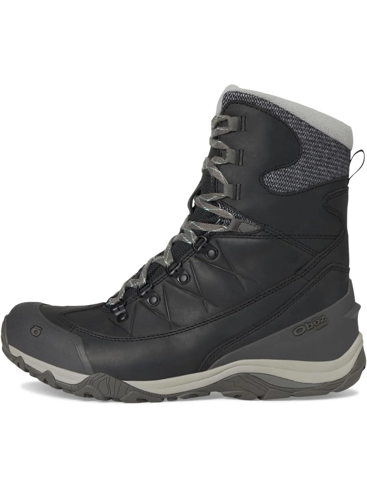 Ботинки Oboz Women's Ousel Mid Insulated B-Dry — изображение 4 из 7, черный