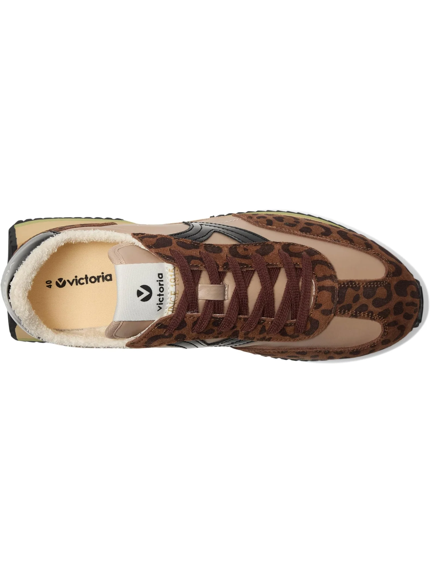 Кроссовки victoria Women's Cosmos Nylon Animal Print — изображение 2 из 7, шоколад