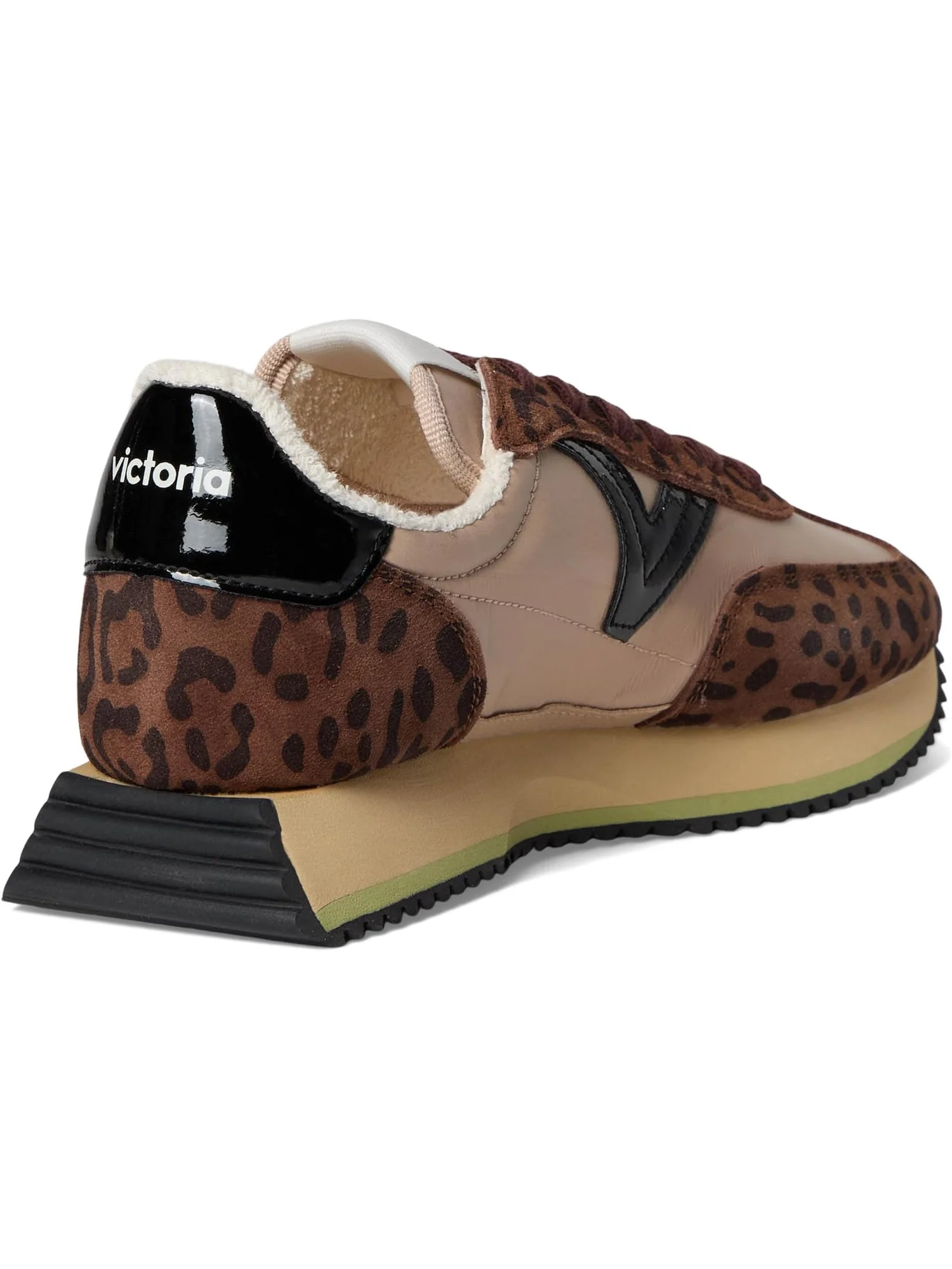Кроссовки victoria Women's Cosmos Nylon Animal Print — изображение 5 из 7, шоколад