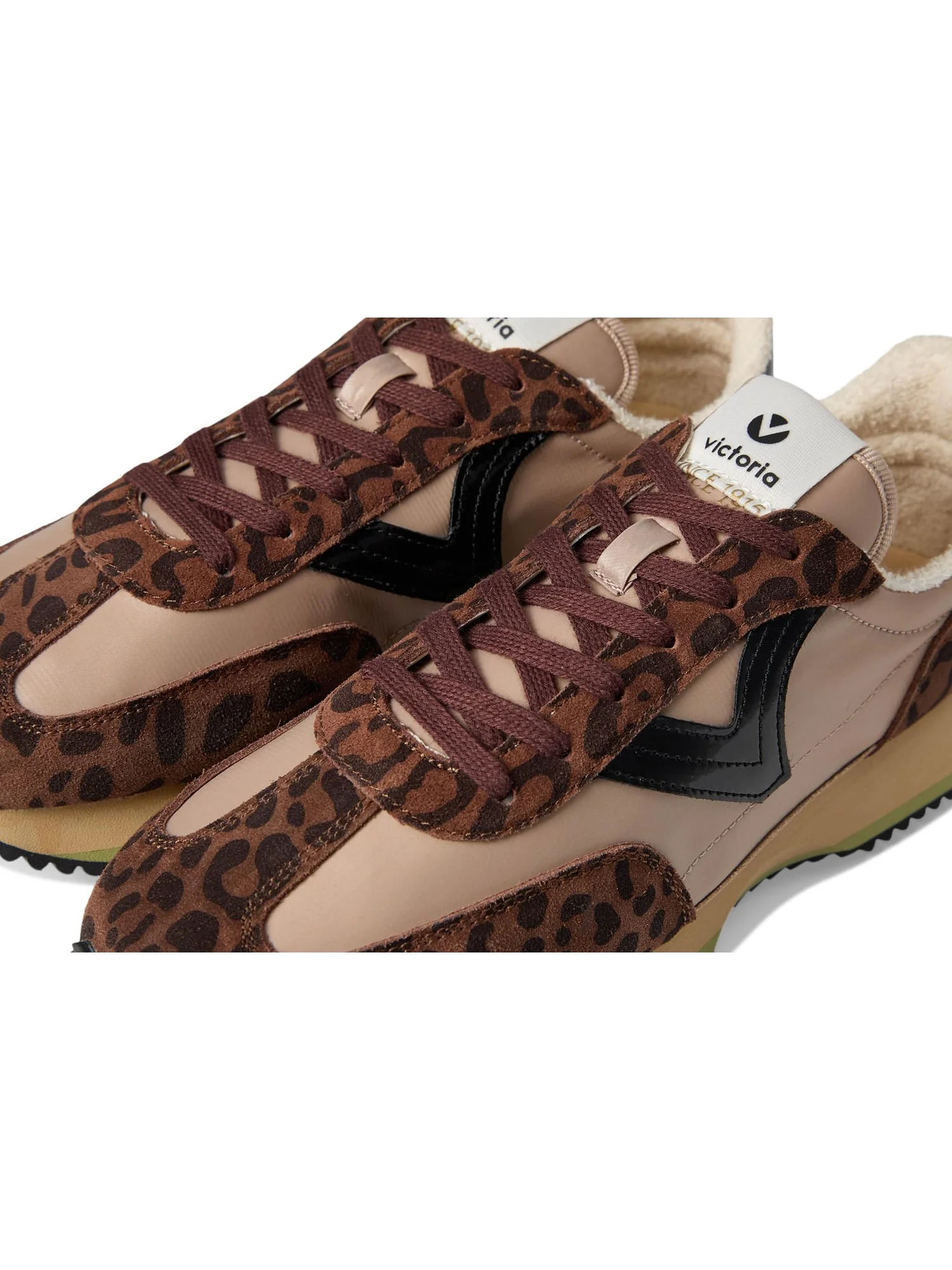 Кроссовки victoria Women's Cosmos Nylon Animal Print — изображение 6 из 7, шоколад