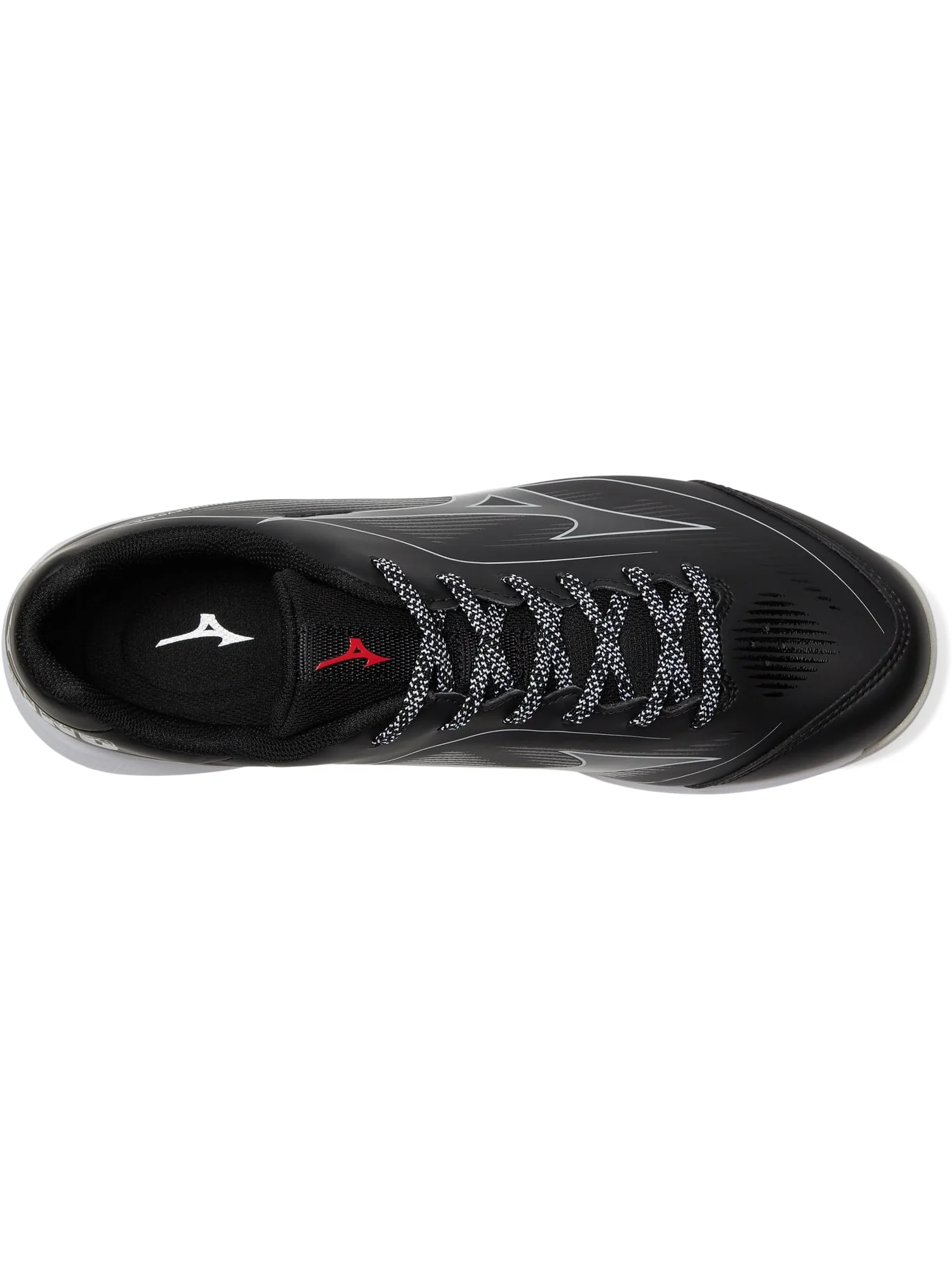 Кроссовки Mizuno Unisex Cushionrevo Diamond Turf — изображение 2 из 7, черный/белый
