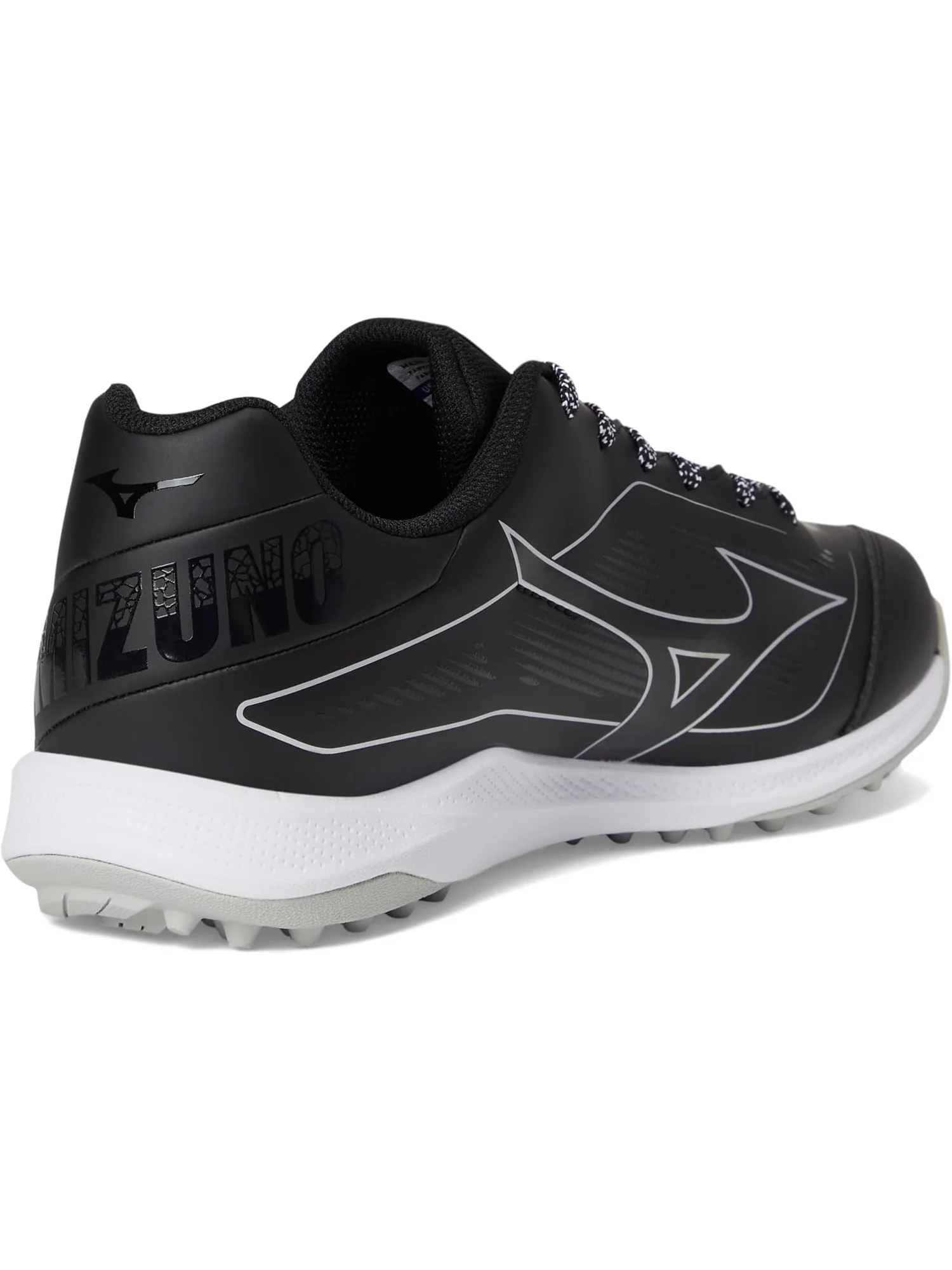 Кроссовки Mizuno Unisex Cushionrevo Diamond Turf — изображение 5 из 7, черный/белый