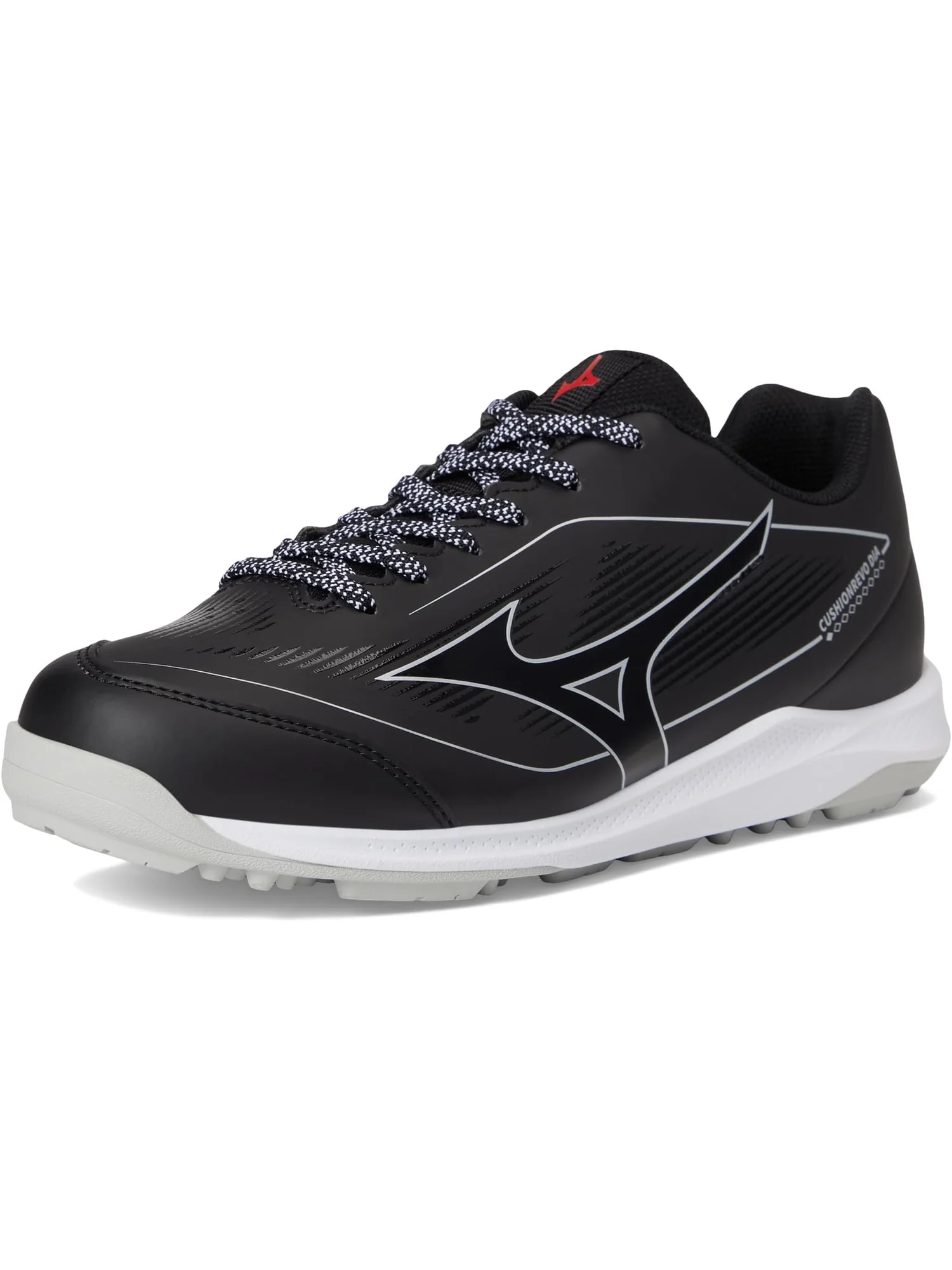 Кроссовки Mizuno Unisex Cushionrevo Diamond Turf — изображение 7 из 7, черный/белый