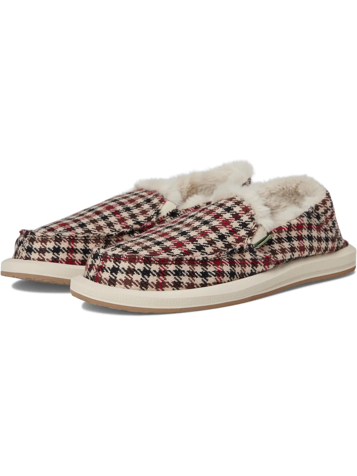 Лоферы Sanuk Women's Donna Plaid Chill — изображение 1 из 7, мульти