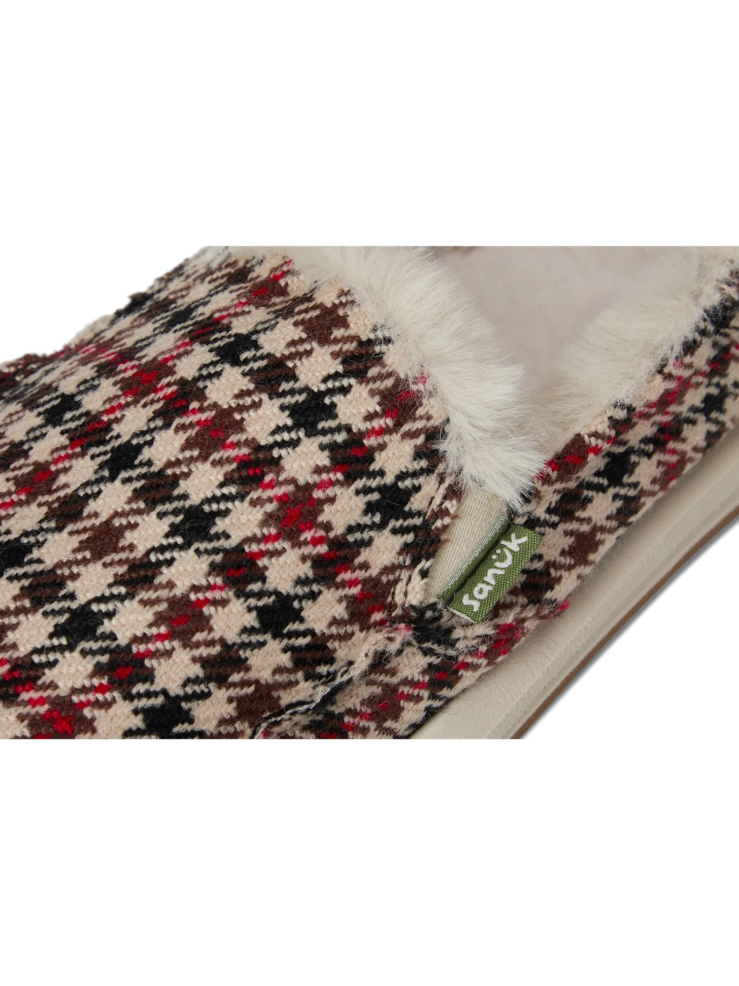 Лоферы Sanuk Women's Donna Plaid Chill — изображение 6 из 7, мульти