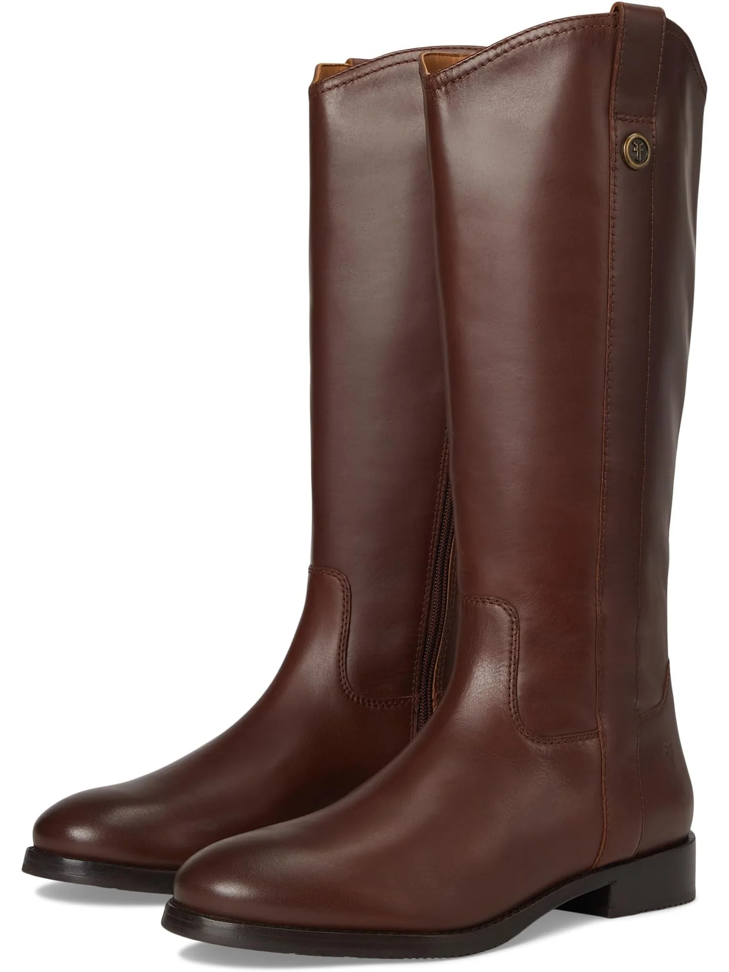 Ботинки Frye Women's Melissa Button Tall Inside Zip — изображение 1 из 7, седельный