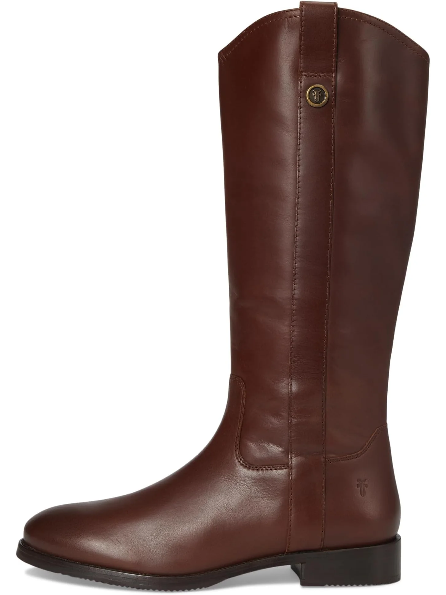 Ботинки Frye Women's Melissa Button Tall Inside Zip — изображение 4 из 7, седельный