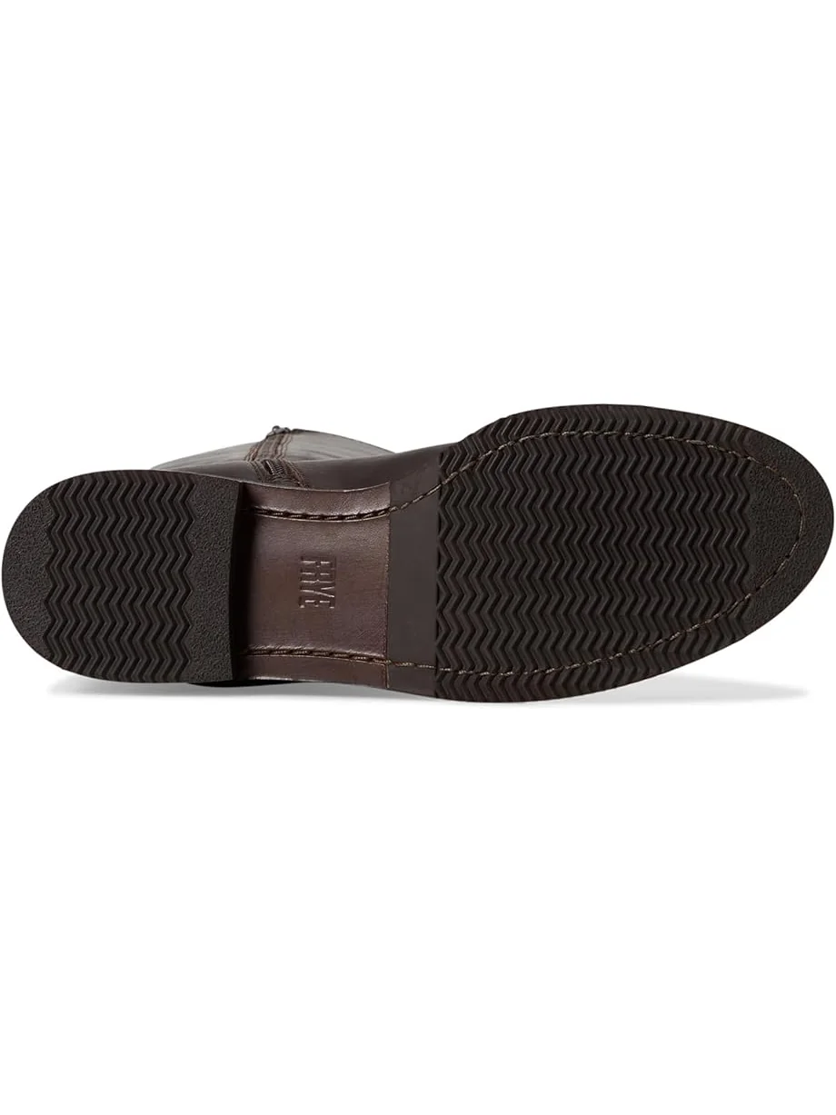Женские ботинки Frye Melissa Button Tall Inside Zip — изображение 3 из 7, коричневый