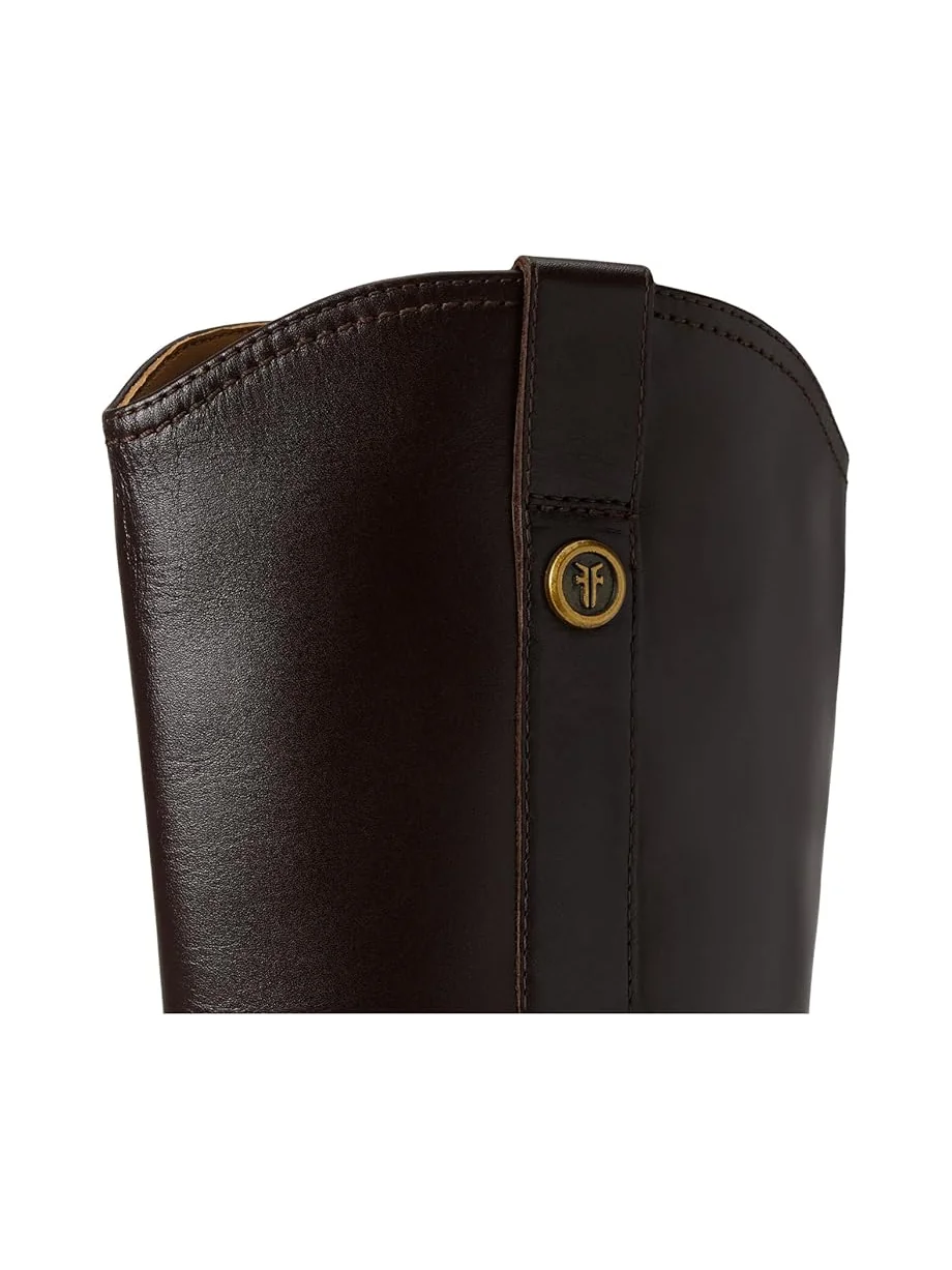 Женские ботинки Frye Melissa Button Tall Inside Zip — изображение 6 из 7, коричневый
