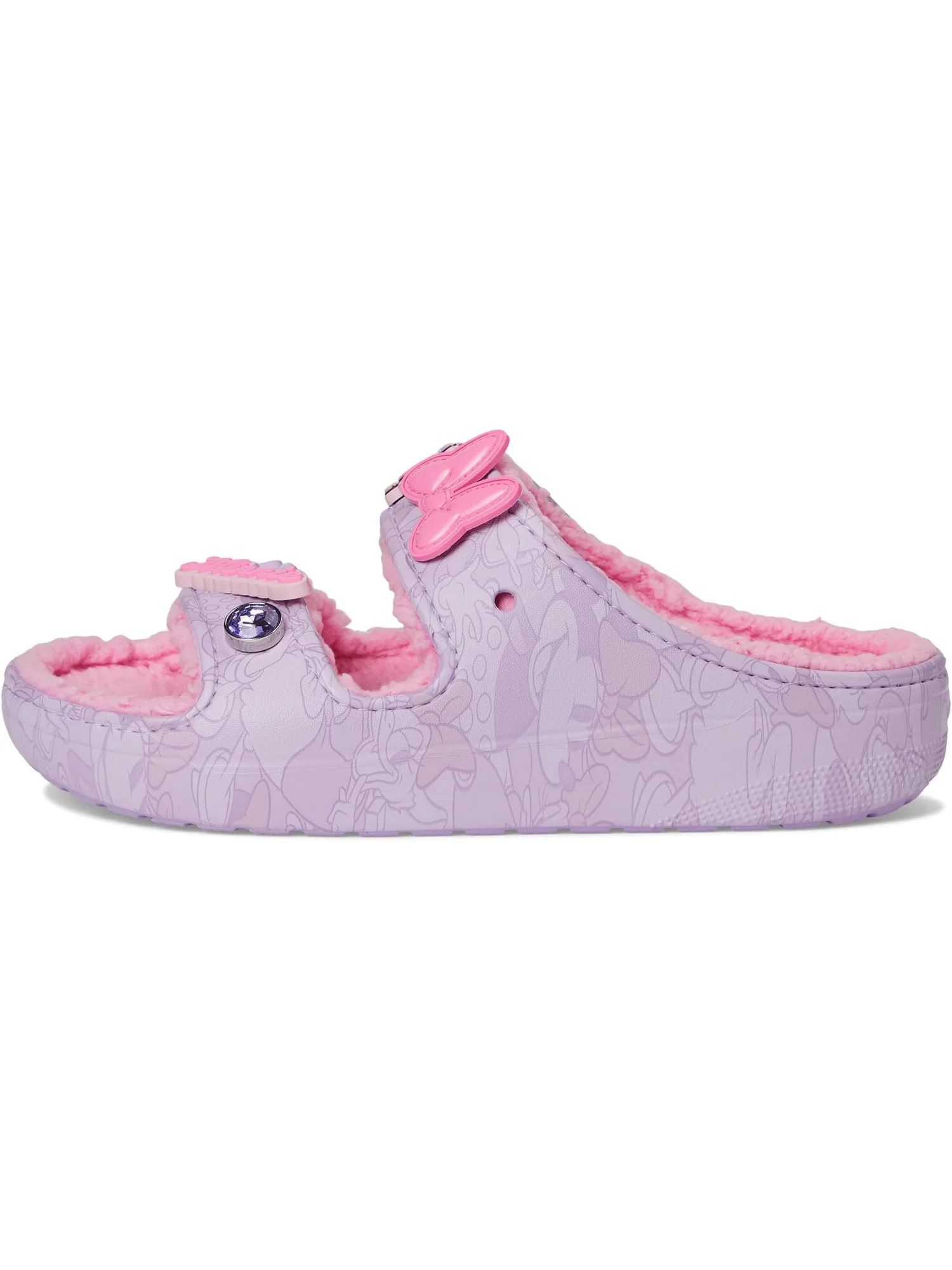 Тапочки Crocs Unisex Disney Minnie Mouse & Daisy Cozzzy Sandals, Minnie/Daisy — изображение 4 из 7, минни маргаритка
