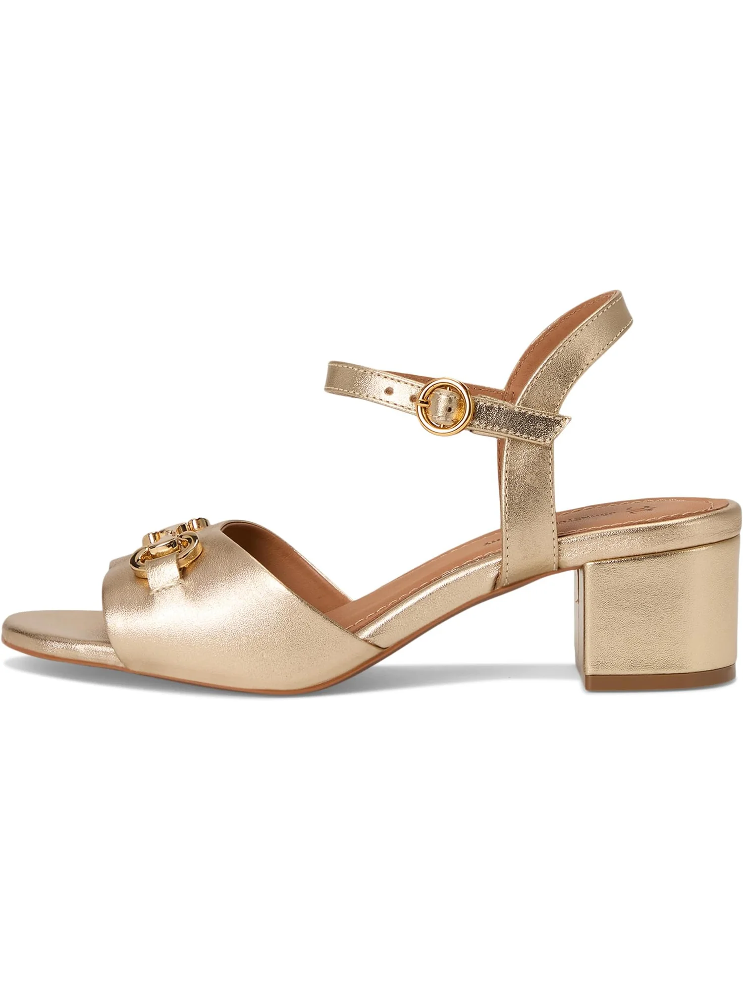 Туфли Johnston & Murphy Women's Edith Bit Sandals — изображение 4 из 7, золотистый металлик
