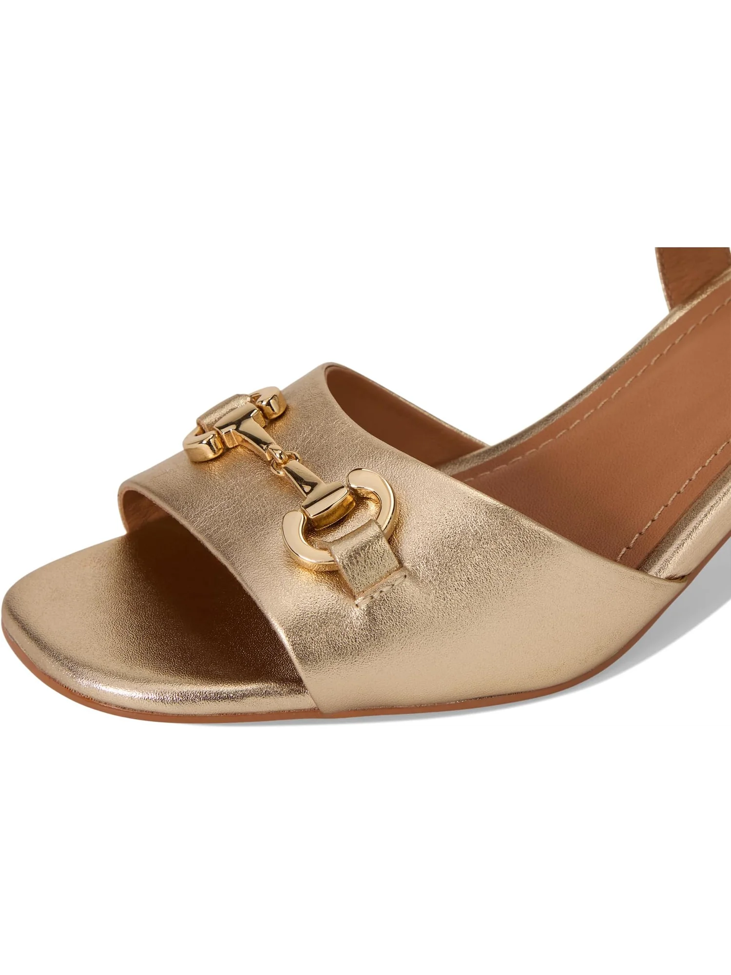 Туфли Johnston & Murphy Women's Edith Bit Sandals — изображение 6 из 7, золотистый металлик