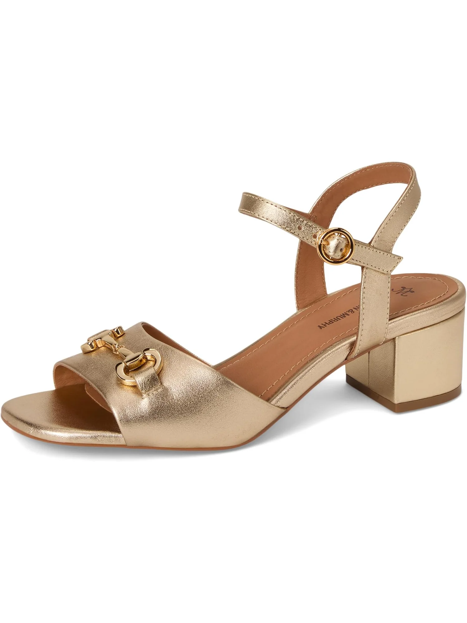 Туфли Johnston & Murphy Women's Edith Bit Sandals — изображение 7 из 7, золотистый металлик