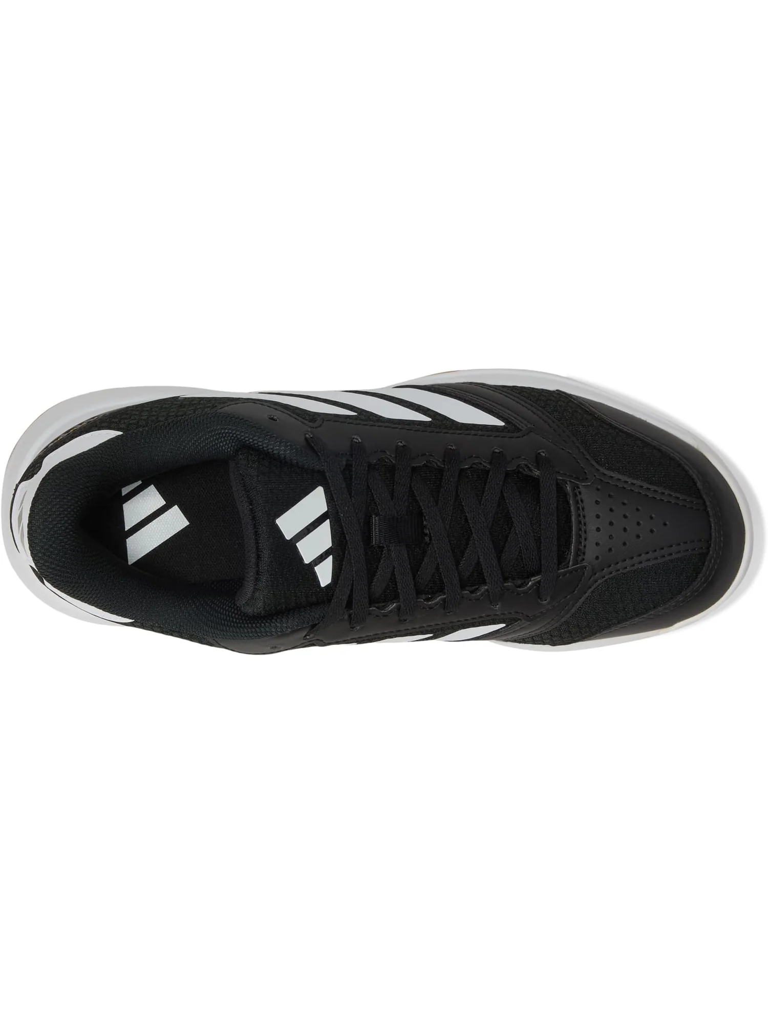 Кроссовки adidas Women's Ligra 8 Volleyball Shoes — изображение 2 из 7, черный/белый/белый