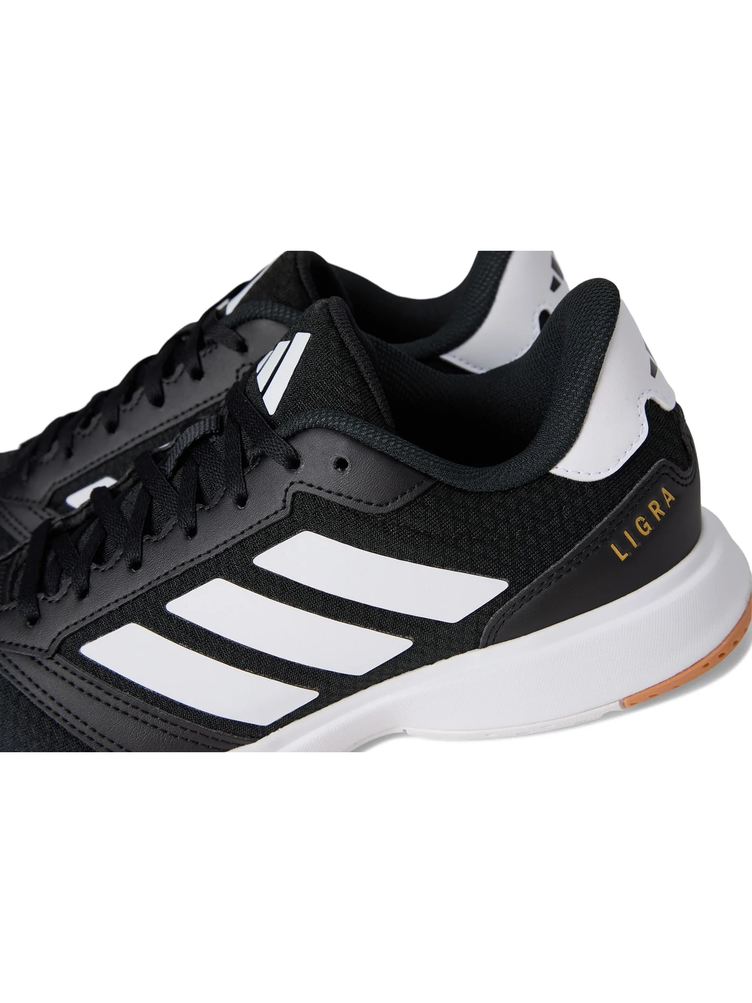 Кроссовки adidas Women's Ligra 8 Volleyball Shoes — изображение 6 из 7, черный/белый/белый