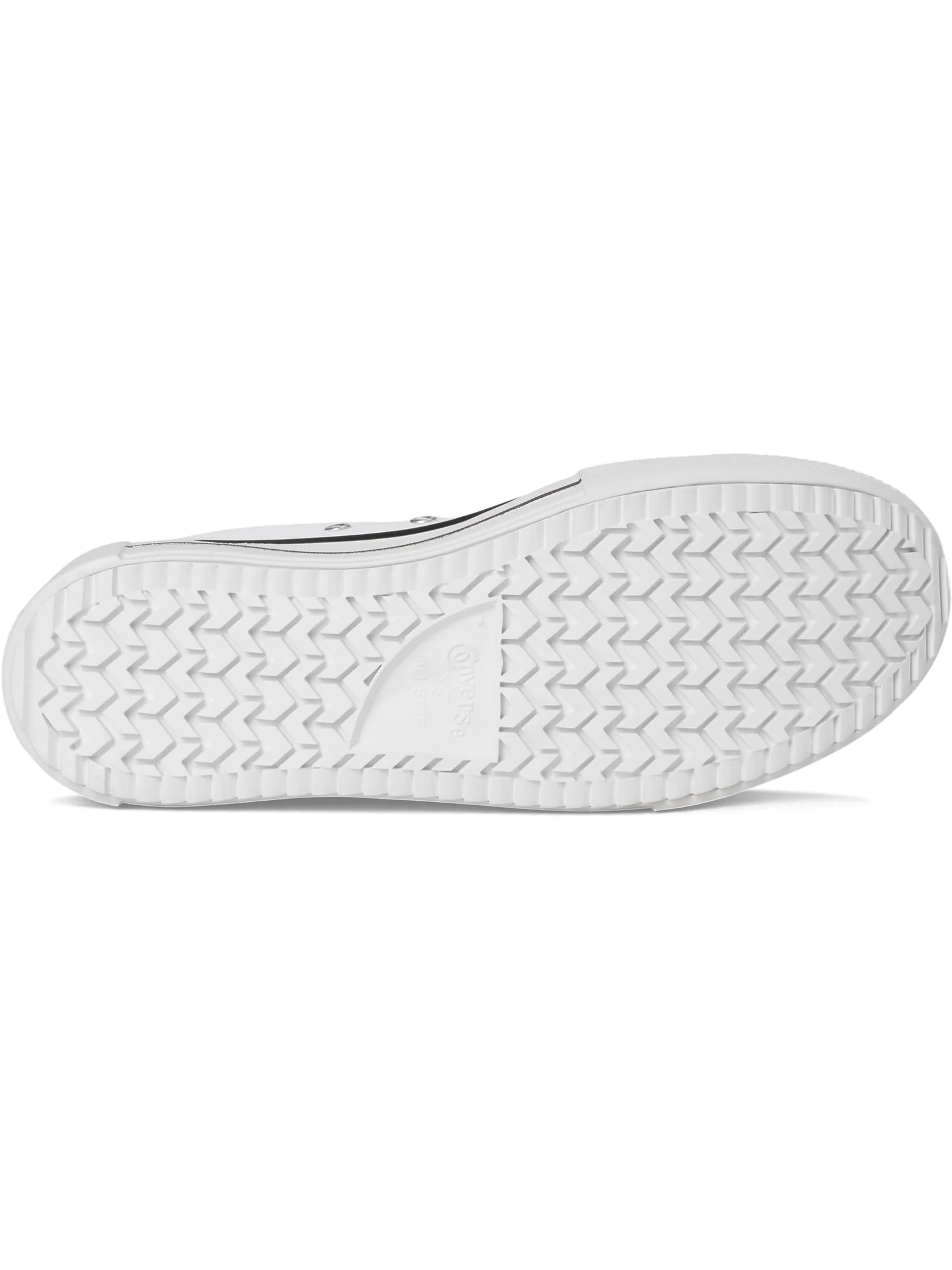 Кроссовки Converse Unisex Chuck Taylor All Star Lift Double Stack — изображение 3 из 7, белый/черный/белый