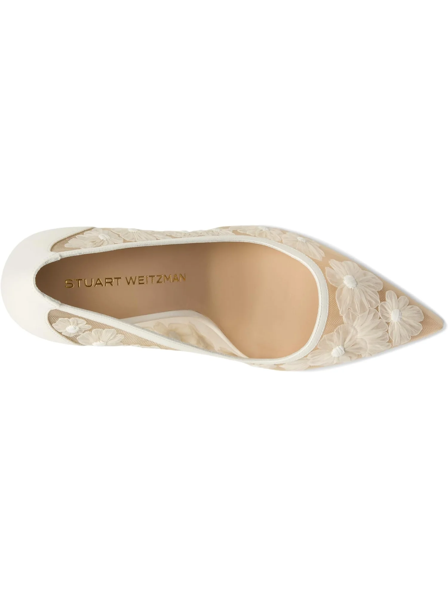 Туфли Stuart Weitzman Women's Stuart Power 85 — изображение 2 из 7, бежевый
