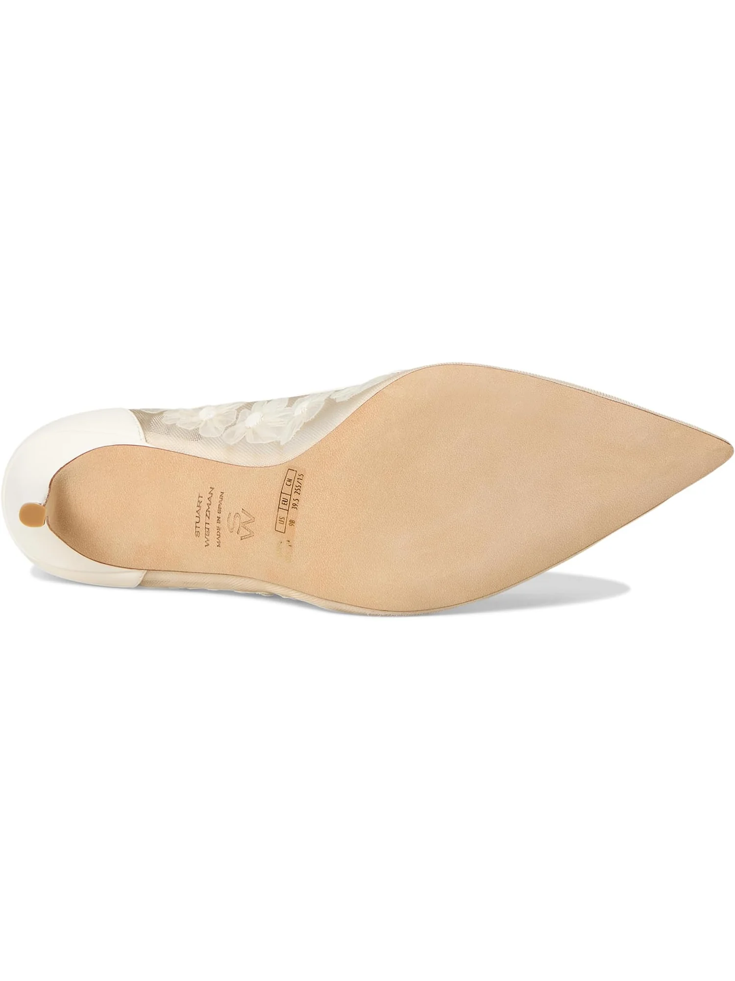 Туфли Stuart Weitzman Women's Stuart Power 85 — изображение 3 из 7, бежевый