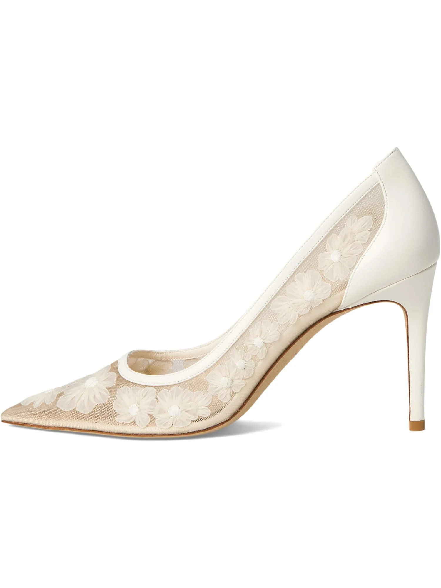 Туфли Stuart Weitzman Women's Stuart Power 85 — изображение 4 из 7, бежевый
