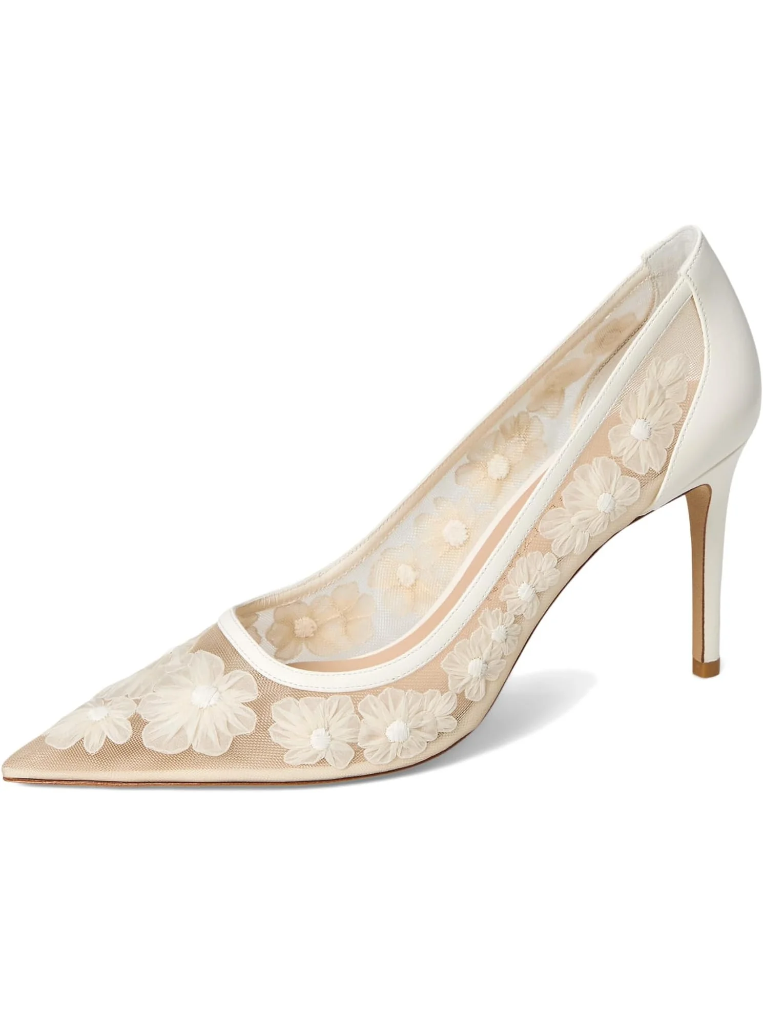 Туфли Stuart Weitzman Women's Stuart Power 85 — изображение 7 из 7, бежевый
