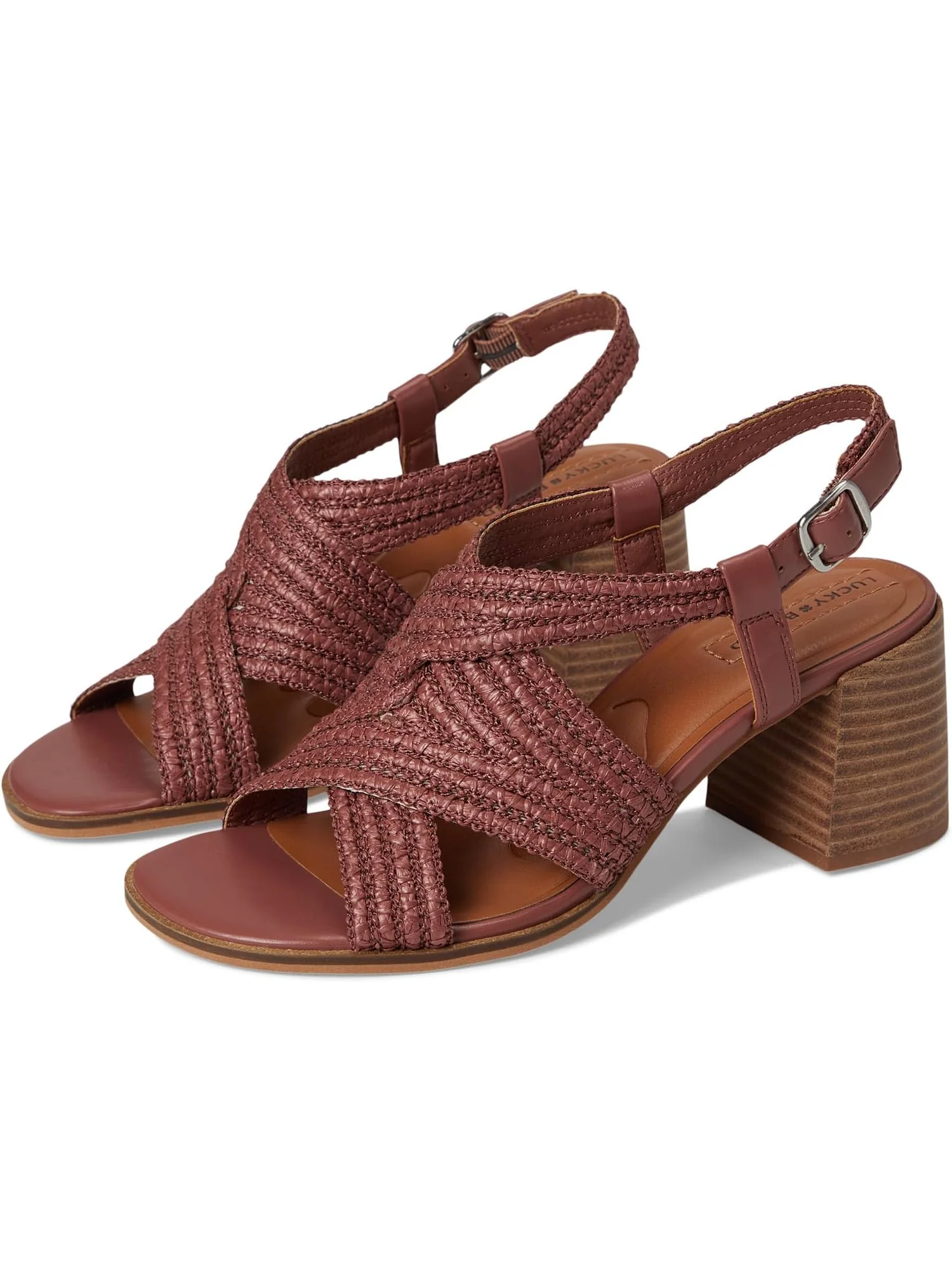Туфли Lucky Brand Women's Sasina Cut Out Heeled Sandals