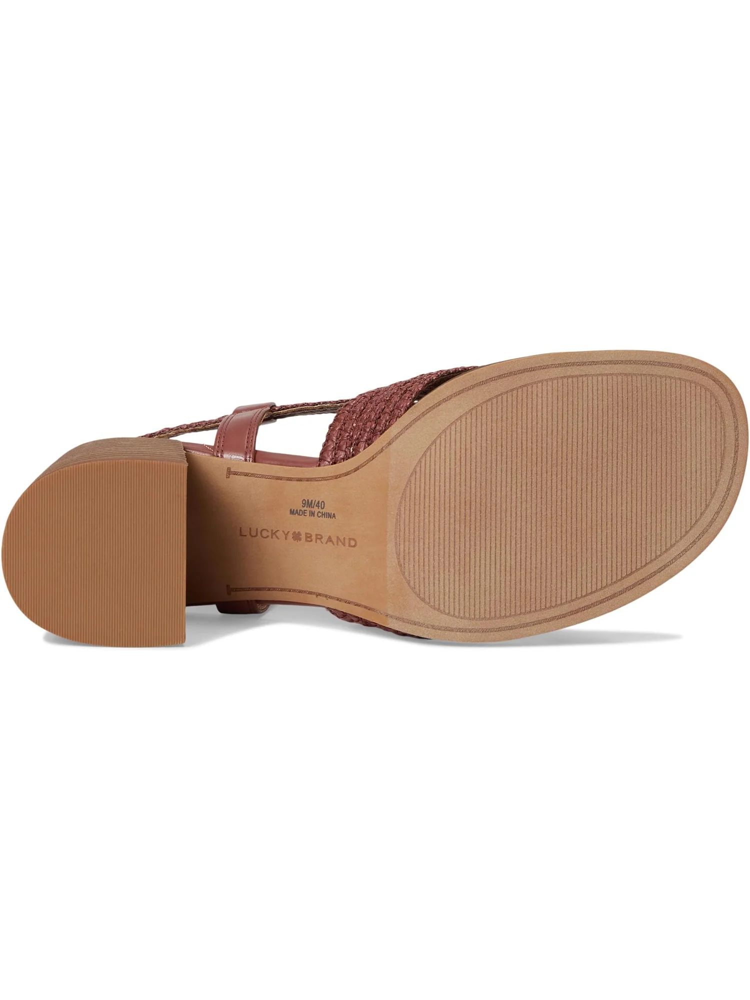 Туфли Lucky Brand Women's Sasina Cut Out Heeled Sandals — изображение 3 из 7, розовый