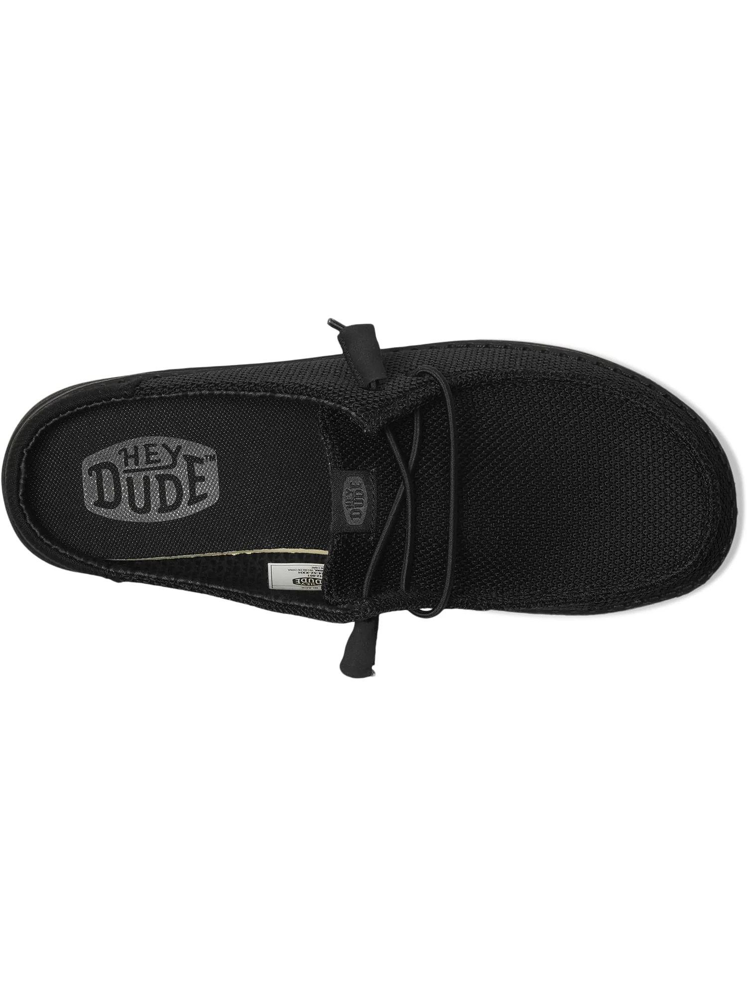 Лоферы Hey Dude Women's Wendy Slip Stretch Sox — изображение 2 из 7, черный
