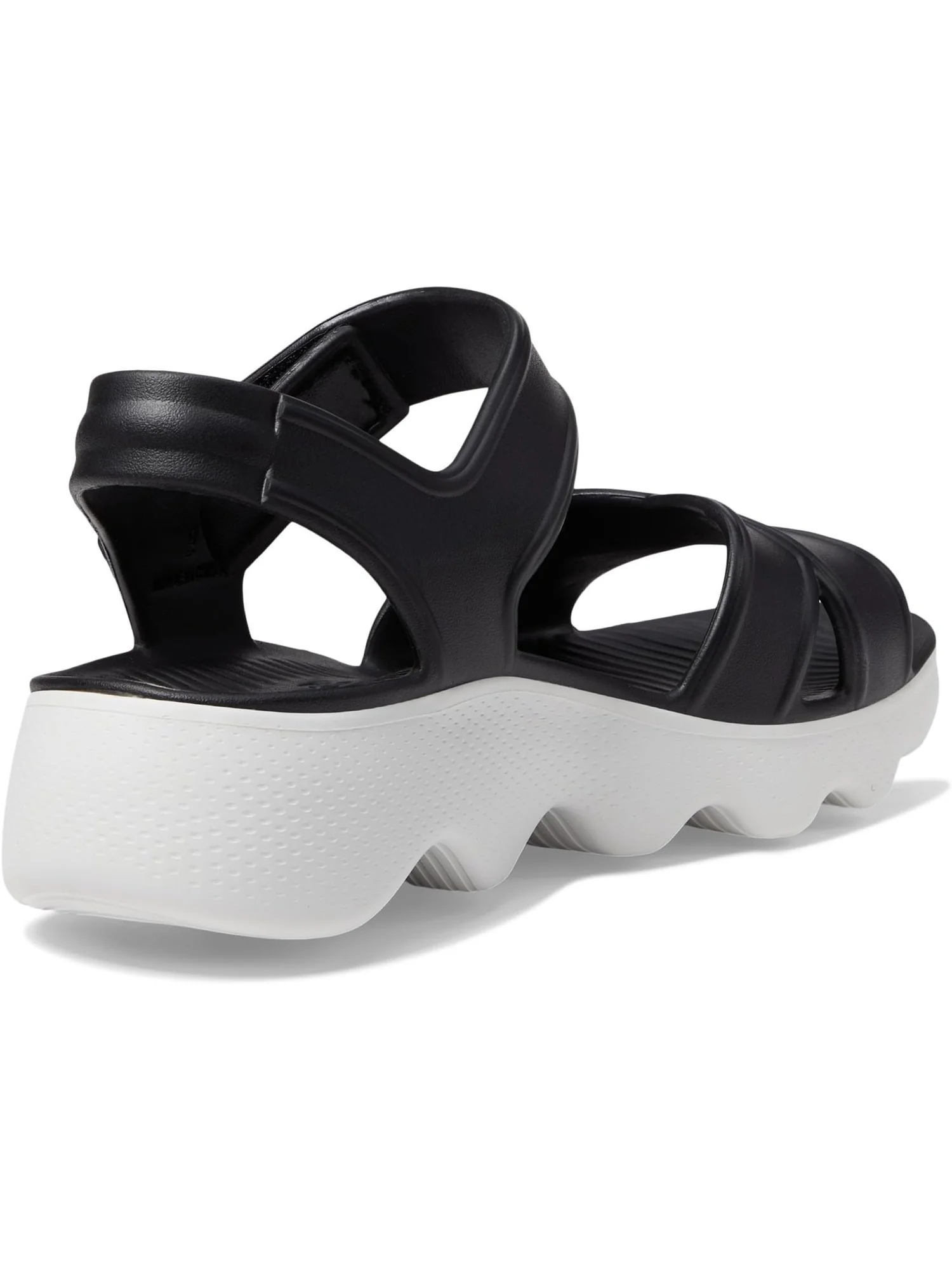 Сандалии SKECHERS Women's Foamies Massage Fit - Heartfelt — изображение 5 из 5, черный/белый