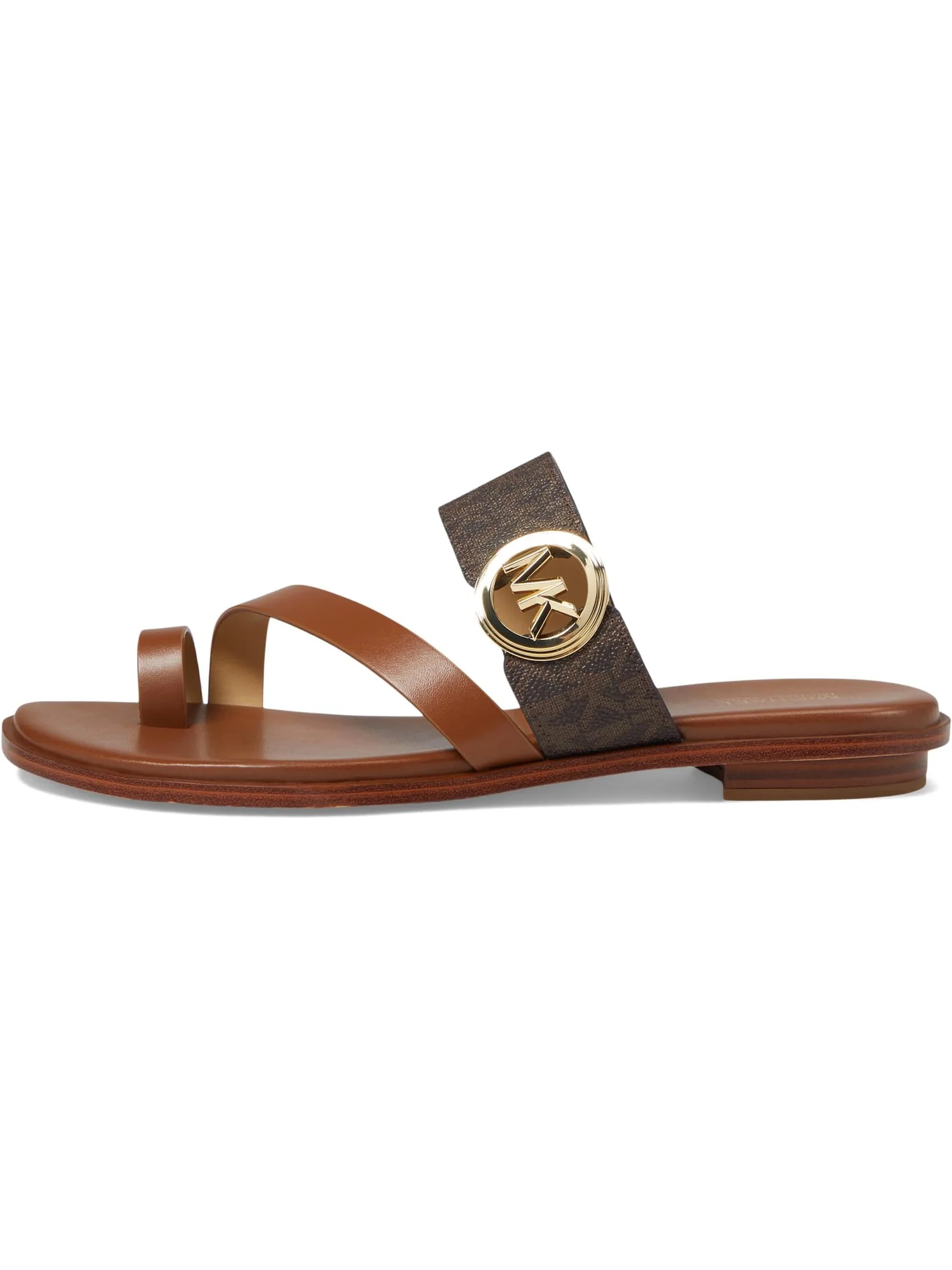 Сандалии MICHAEL Michael Kors Women's Vera Flat Thong — изображение 4 из 5, коричневый