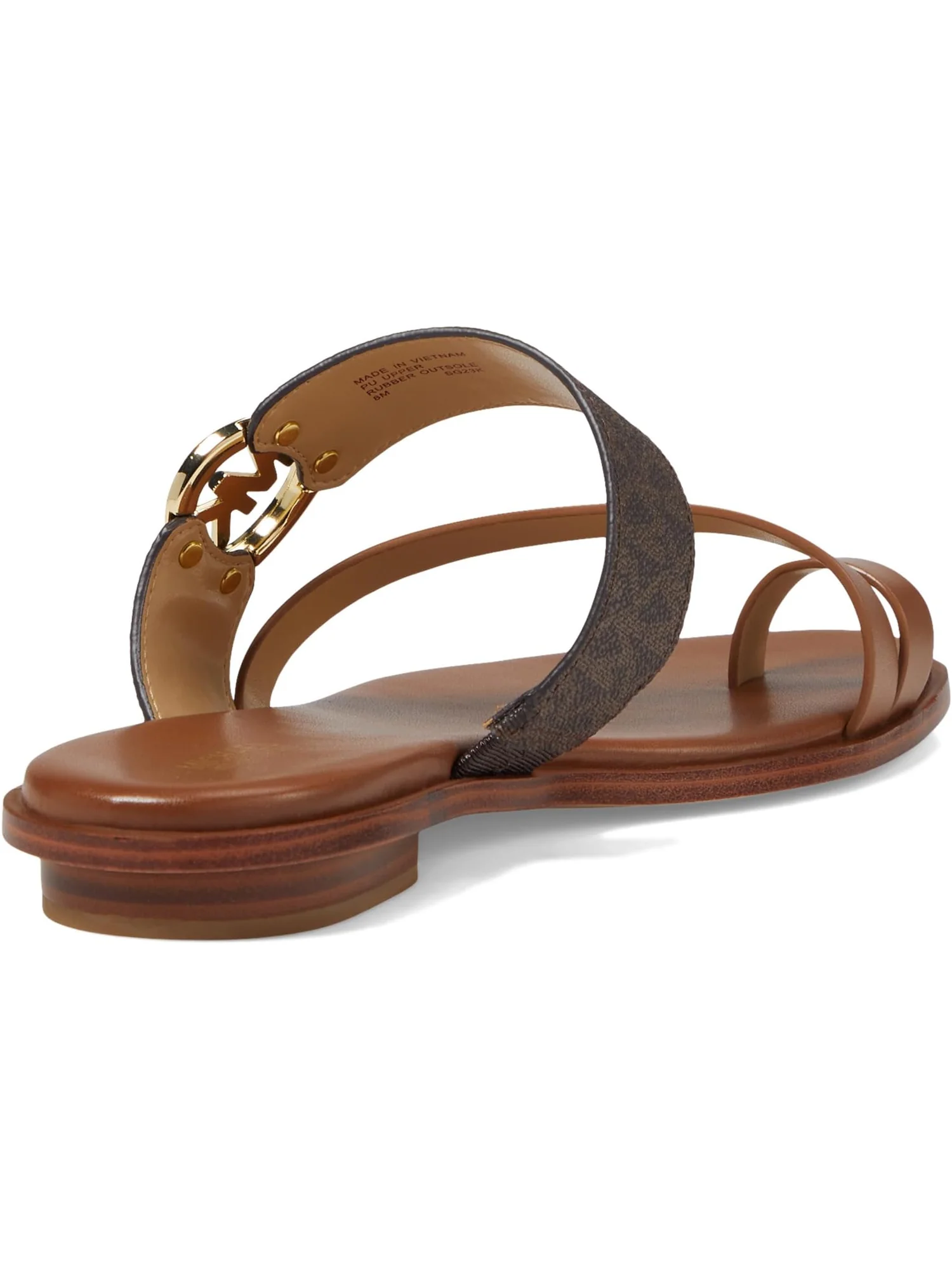 Сандалии MICHAEL Michael Kors Women's Vera Flat Thong — изображение 5 из 5, коричневый